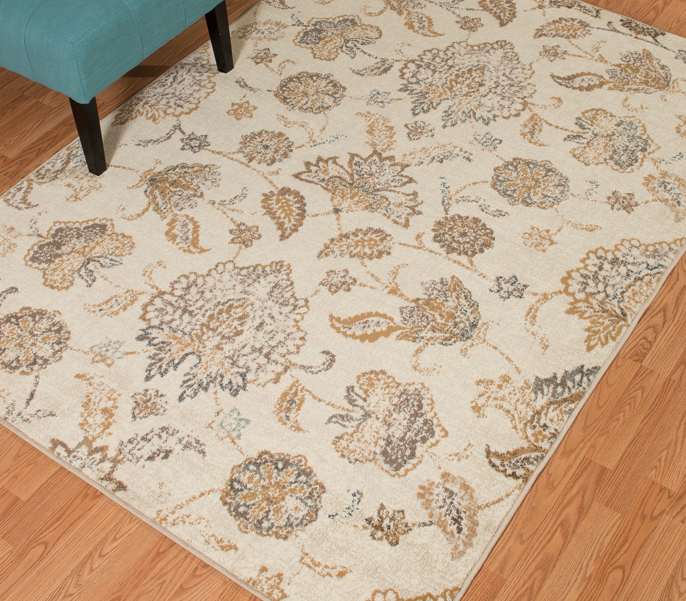 United Weavers Of America 3001 00197 28 Bridges 2 x 7 (ft) Polypropylene Linen Rectangular Indoor Damask Area rug