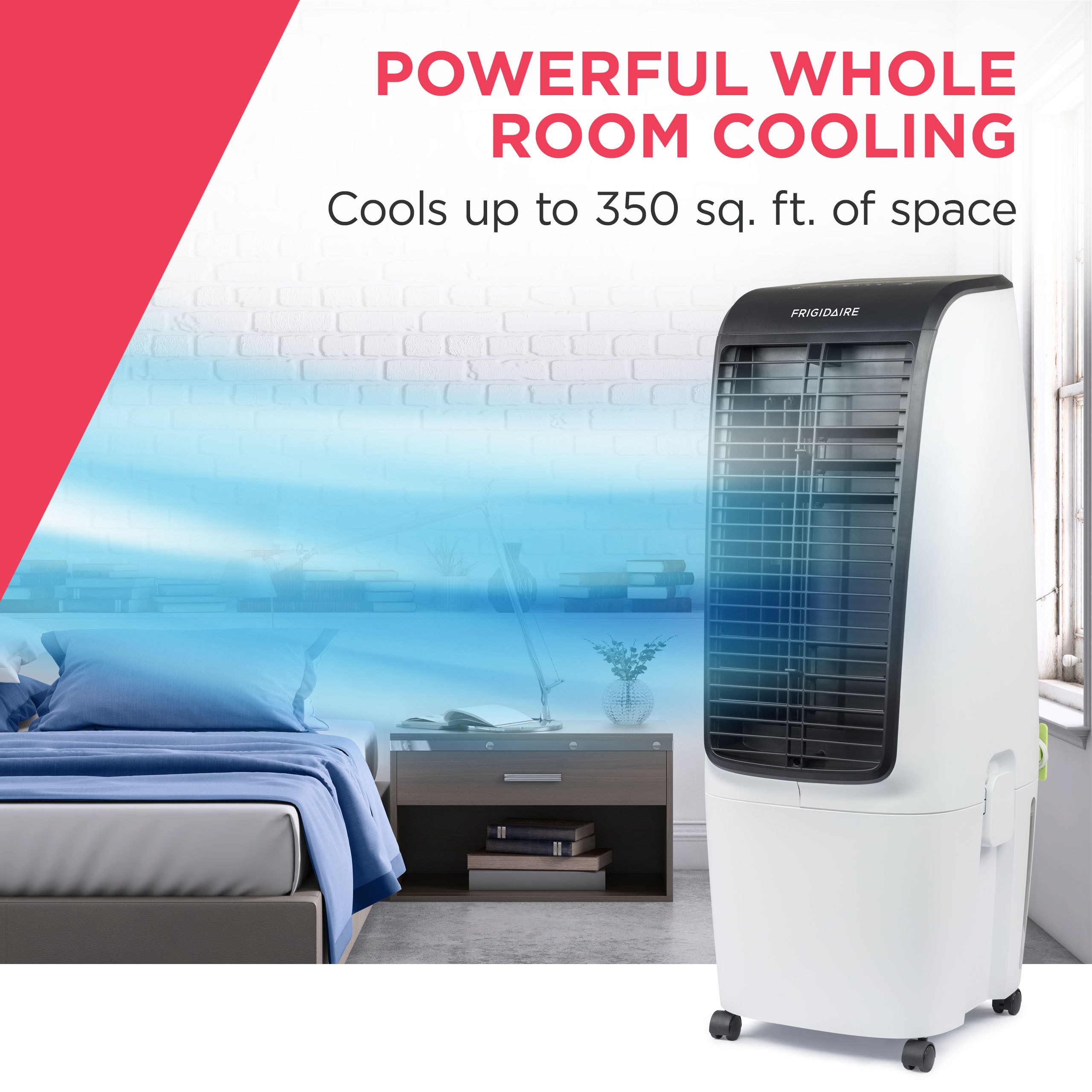 Frigidaire evaporative air cooler best sale tower fan