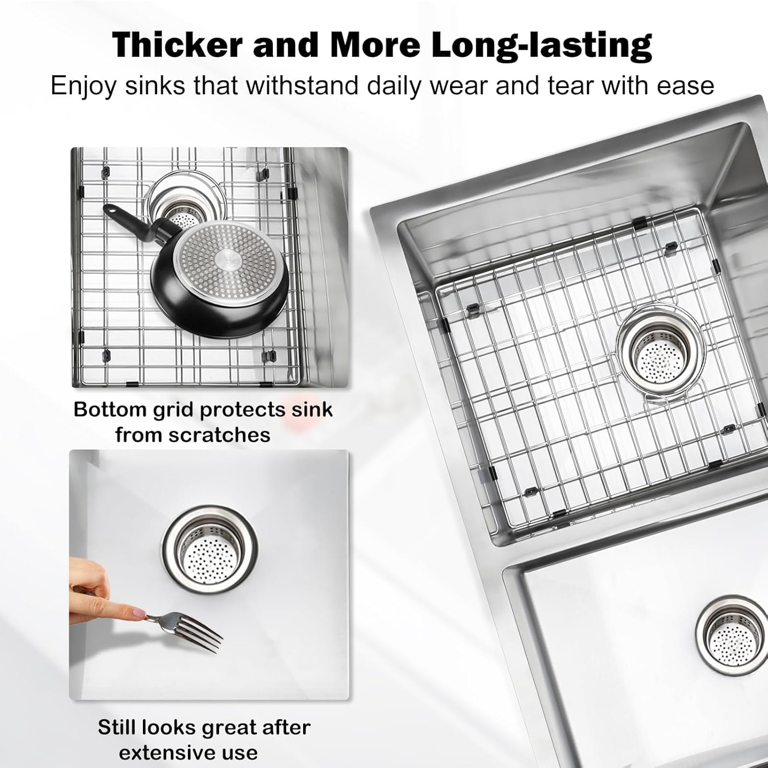 Forclover WHC-SS3219S2SL Kitchen-Sinks - View #5