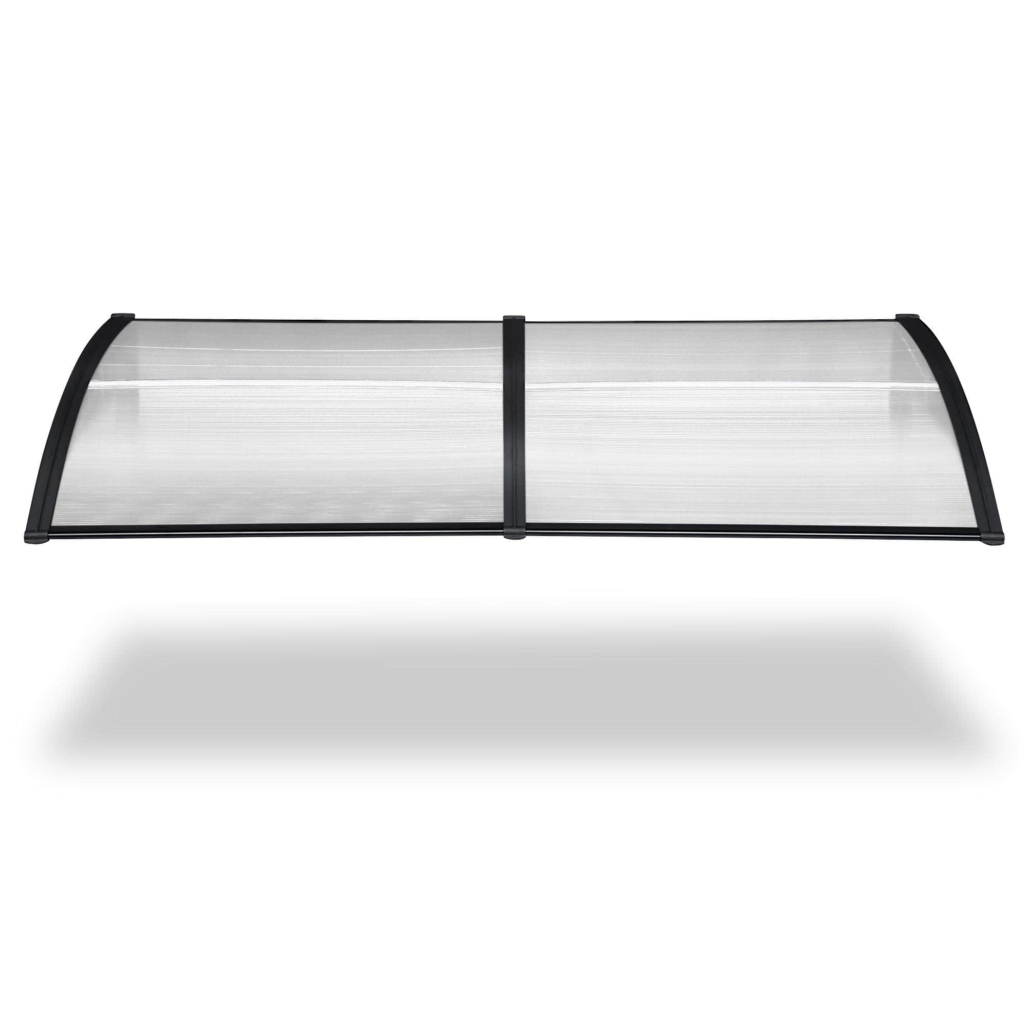 Yescom 07AWN003-80P-0806-LO 38 inchX78 inch Window Awning Door Canopy Polycarbonate Anti-UV30+ Cover Outdoor Rain Snow Protection Patio White Board