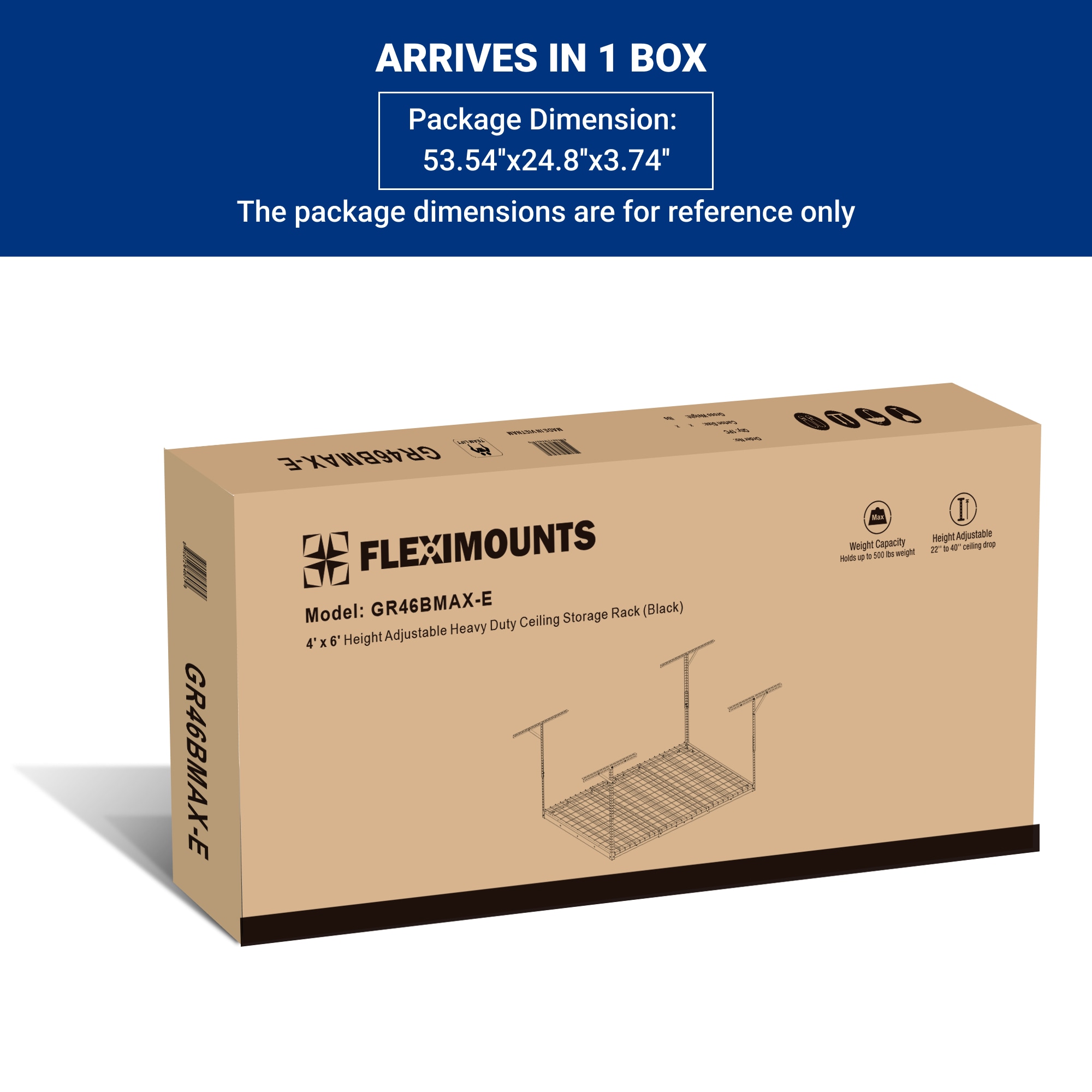 Fleximounts GR46BMAX-E Overhead-Garage-Storage - View #17
