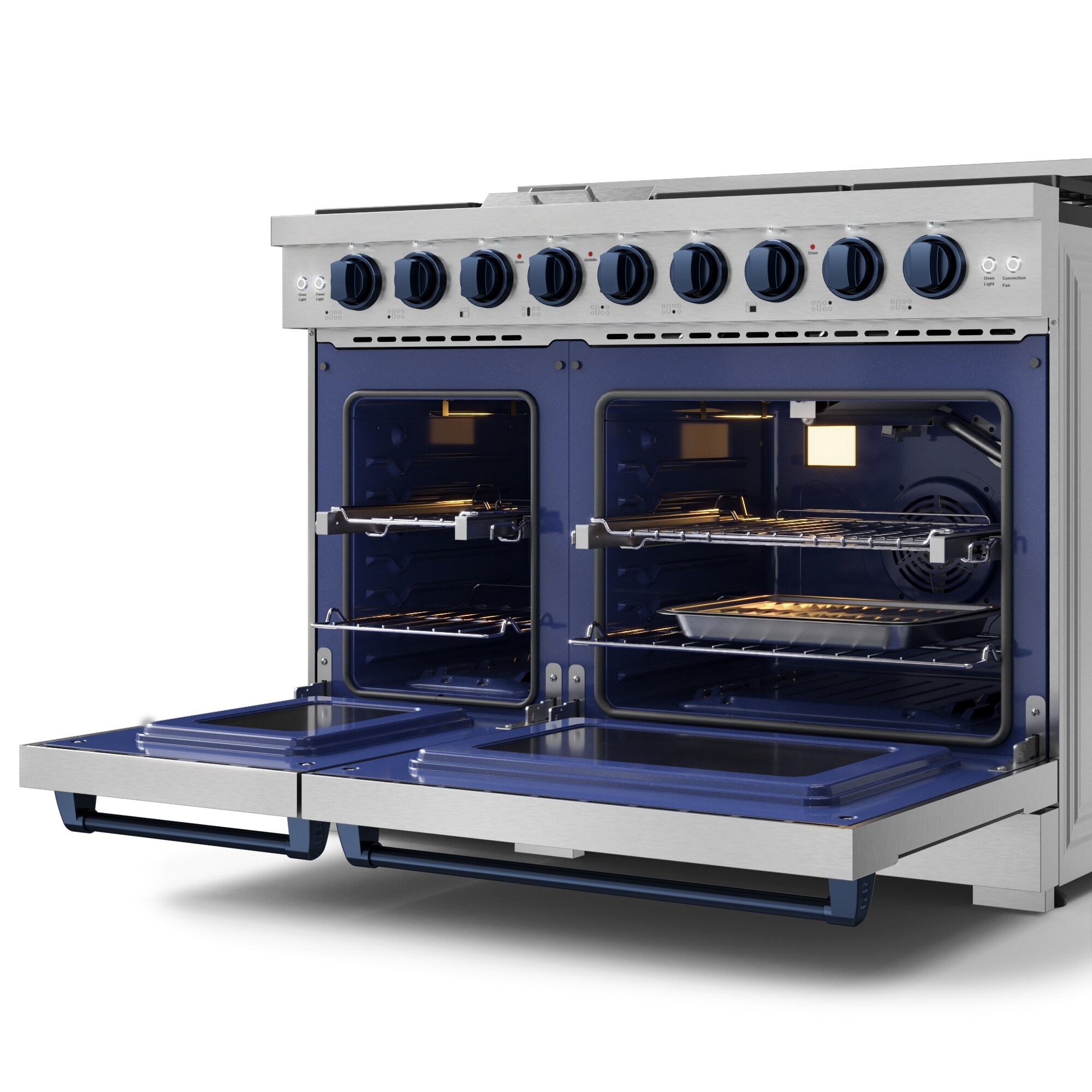Thor Kitchen RSG48E-BLU Double-Oven-Gas-Ranges - View #5