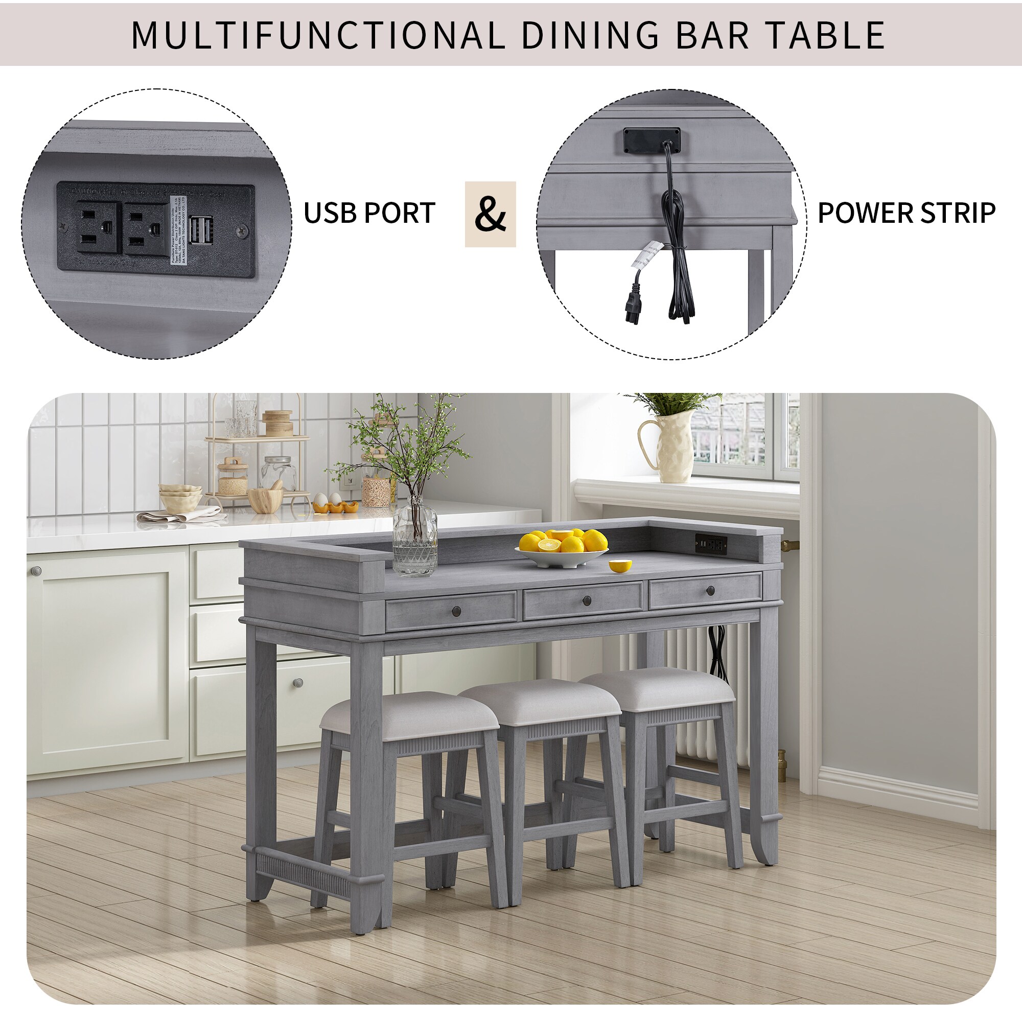 SINOFURN SYA330203GY Dining-Sets - View #13