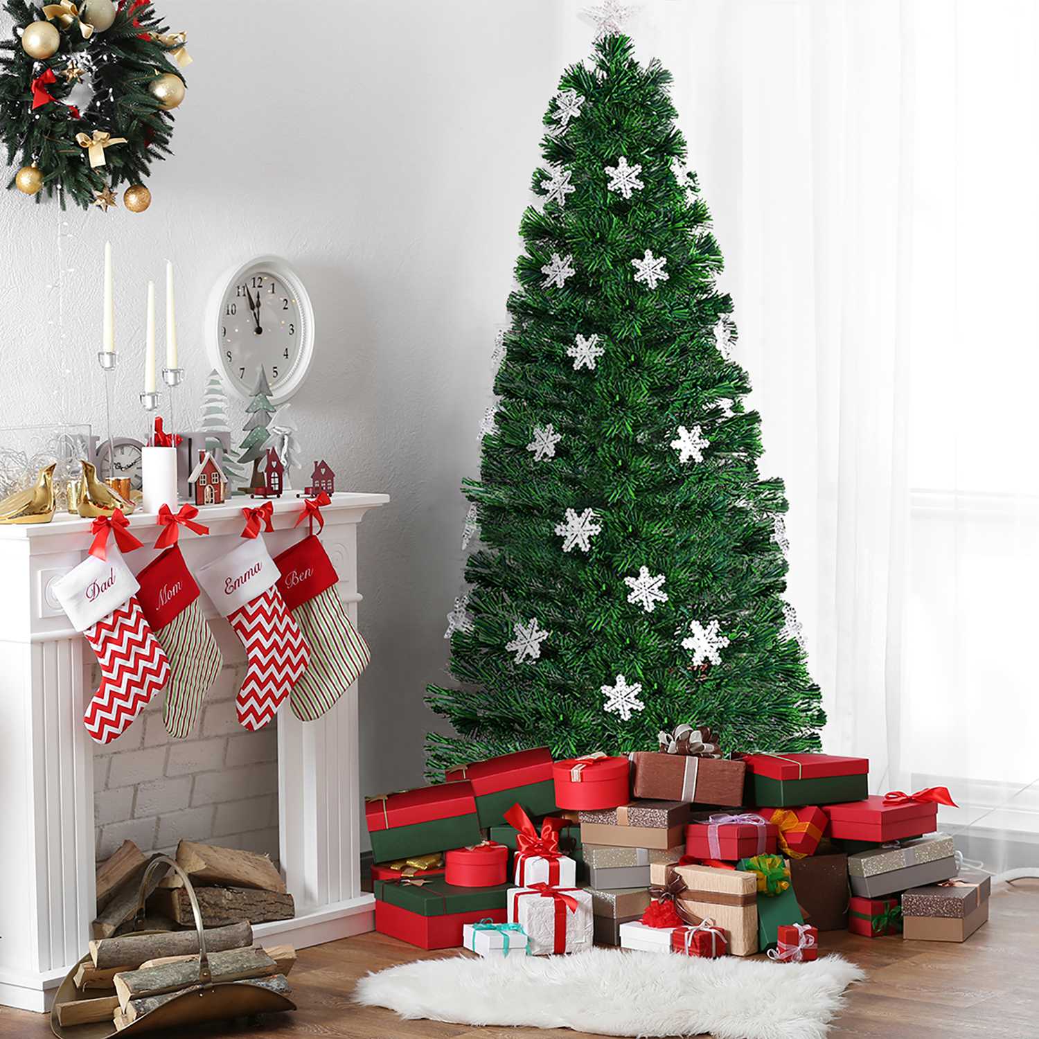 Costway CSHY000368 Artificial-Christmas-Trees - View #6