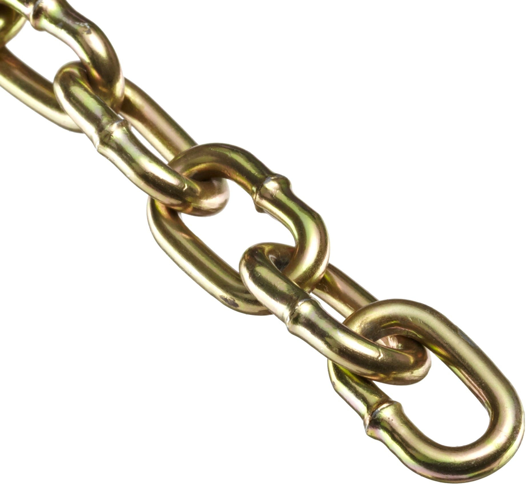 Campbell  0723367 Low Carbon Steel Straight Link Machine Chain on Reel Brass Glo #3 Trade 0.14 Diameter 50' Length 270 lb. Load Capacity