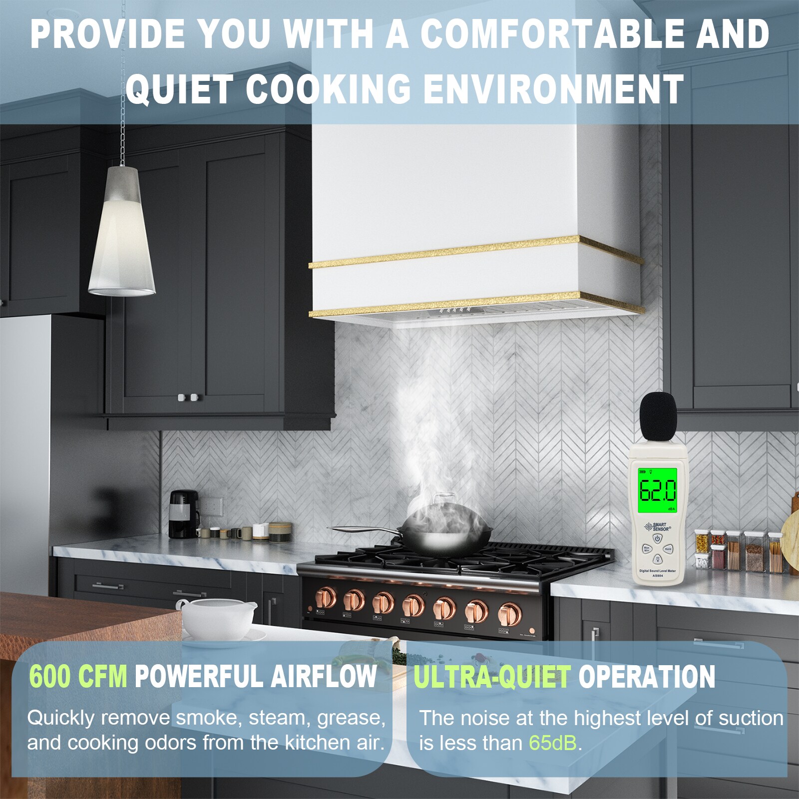 Akicon AK-HS30HB-SWG Wall-Mounted-Range-Hoods - View #5