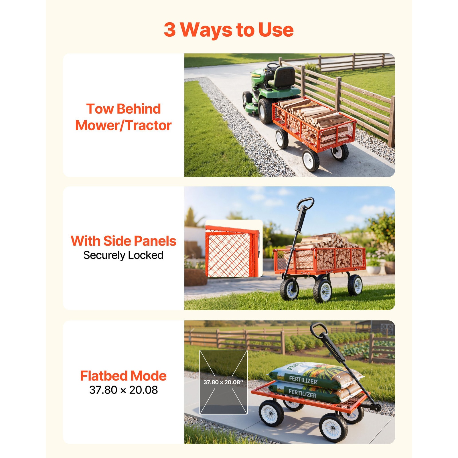 Mecale VOL-F46E5Z Yard-Carts - View #7