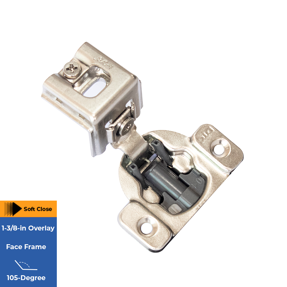 Blum 1-3/8-in Overlay 110-Degree Opening Nickel Plated Self-closing  Concealed Cabinet Hinge in the Cabinet Hinges department at