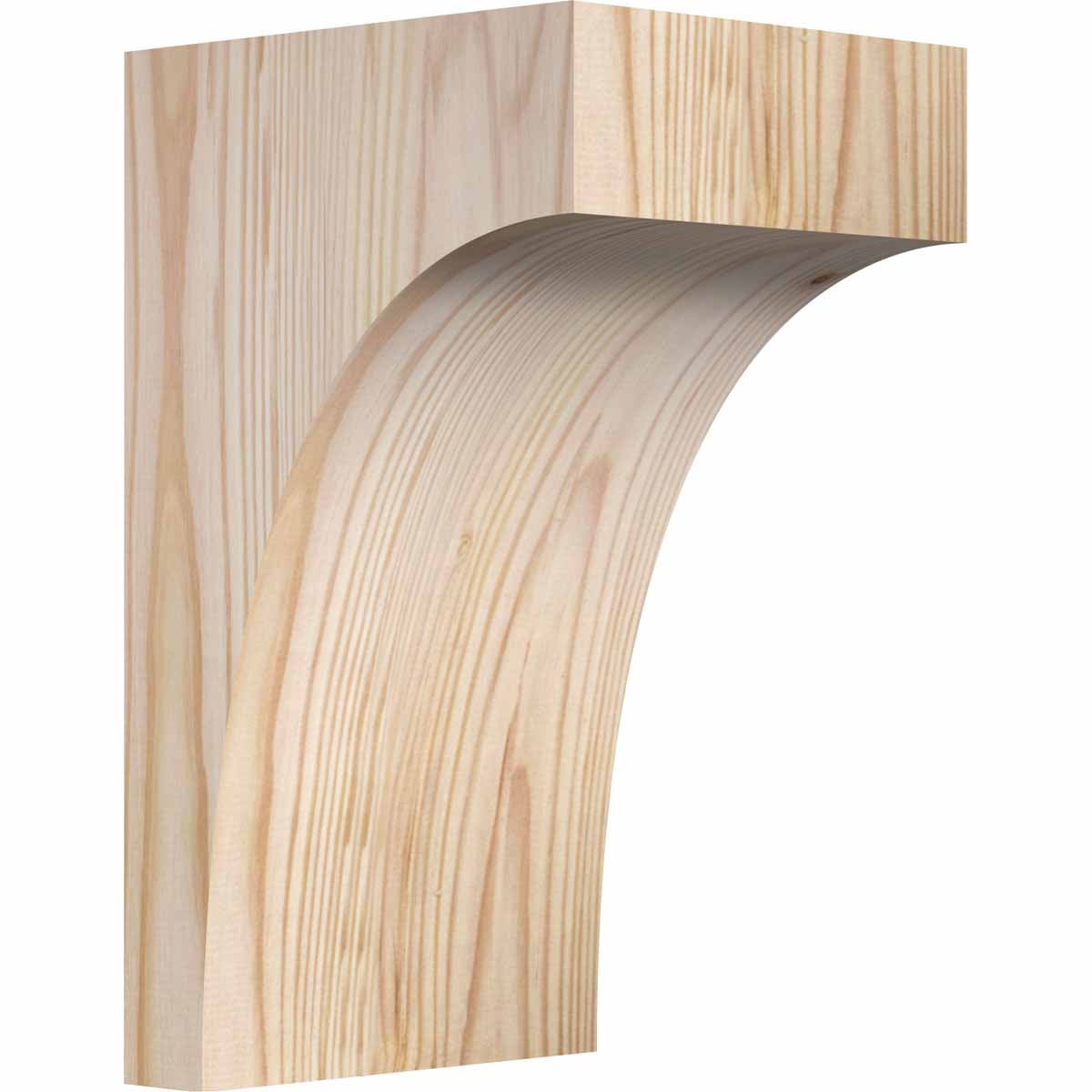 Ekena Millwork COR06X06X10HUN00SDF 5-1/2-in x 6-in x 10-in Huntington Unfinished Douglas fir Wood Paintable/Stainable Corbel