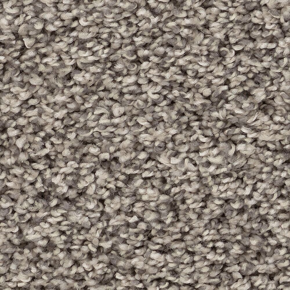 STAINMASTER PetProtect 7L96500126 with LeakDefense Pet Parade I Prairie Run Gray 43.9-oz sq yard High-performance polyester Textured Indoor Carpet