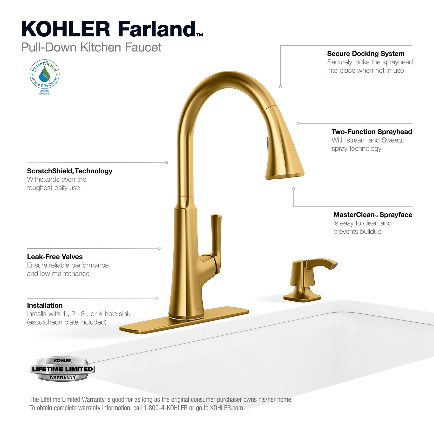 KOHLER R26756-SD-2MB Kitchen-Faucets - View #5
