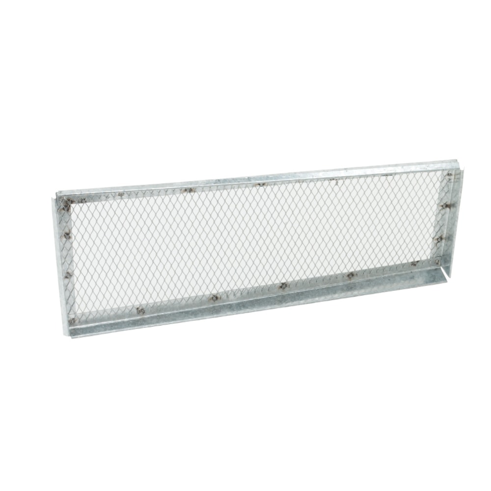 Gibraltar Building Products SRV146 13.5-Inches x 4.5-Inches Silver Galvanized steel Soffit Vent