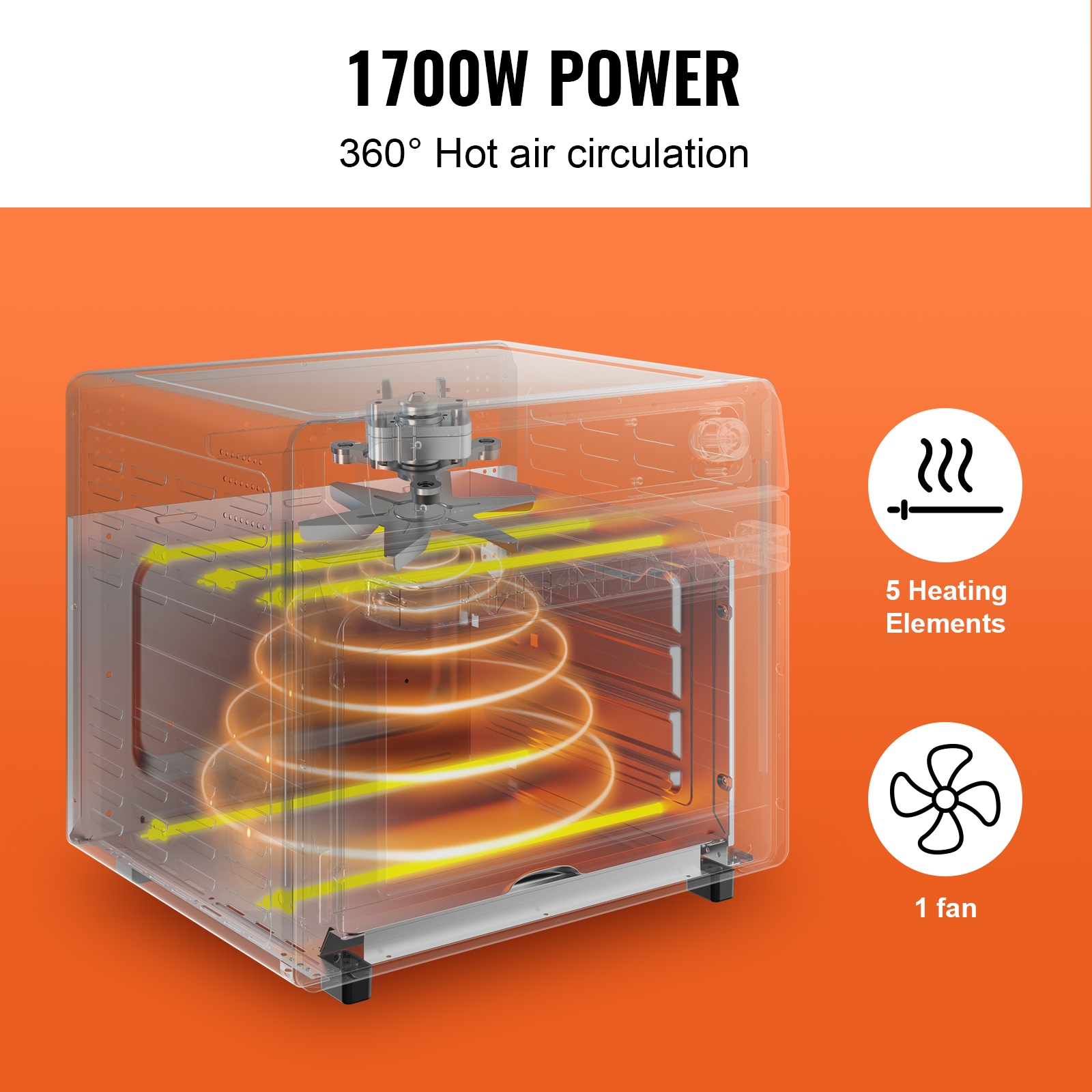 VEVOR DDJRJBXSQ42031SATV1 Countertop-Toaster-Ovens - View #6