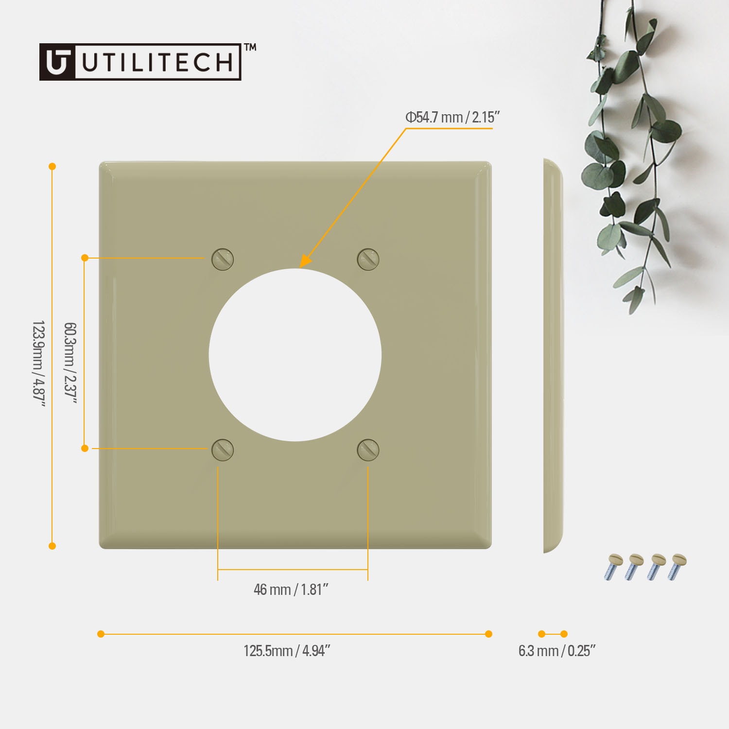 Utilitech 3085M-IV10 Electrical-Wall-Plates - View #3