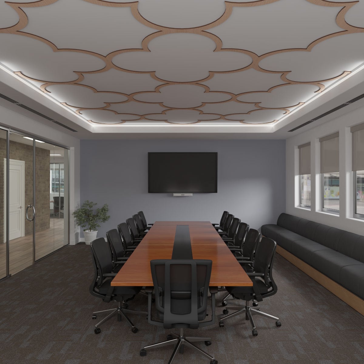 Ekena Millwork CELW67X67X0375WDLAL Wall-Panels - View #9