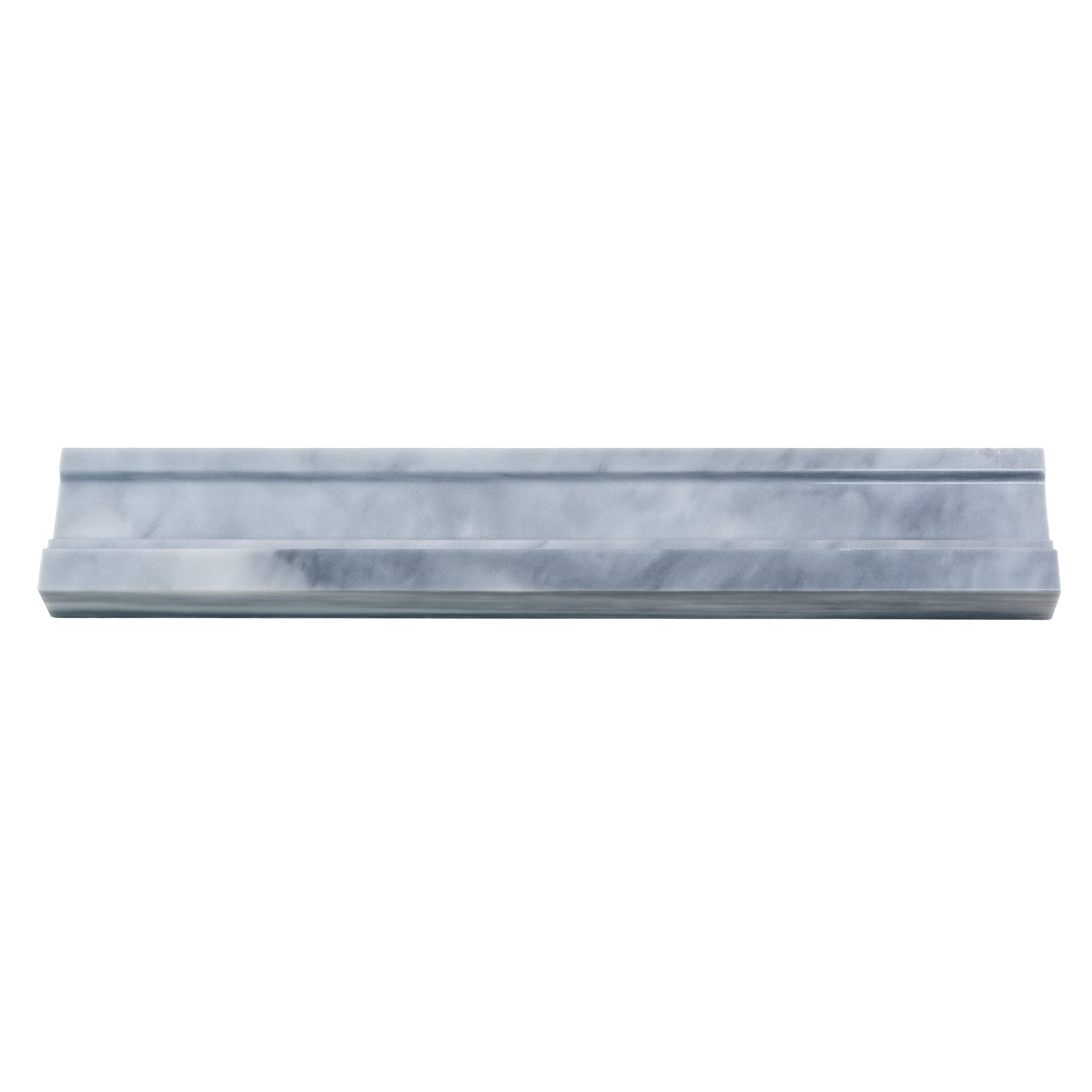 Apollo Tile 10-Pack Gray 2-in x 12-in Marble Chair Rail Tile (1.667-sq. ft/ Carton)