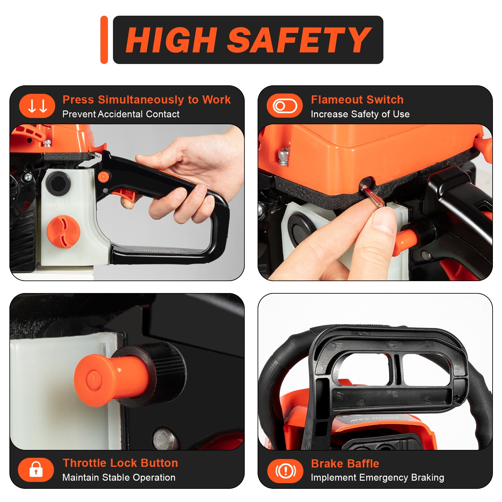CNCEST OT-ZJGJ-4560 Cordless-Chainsaw - View #3