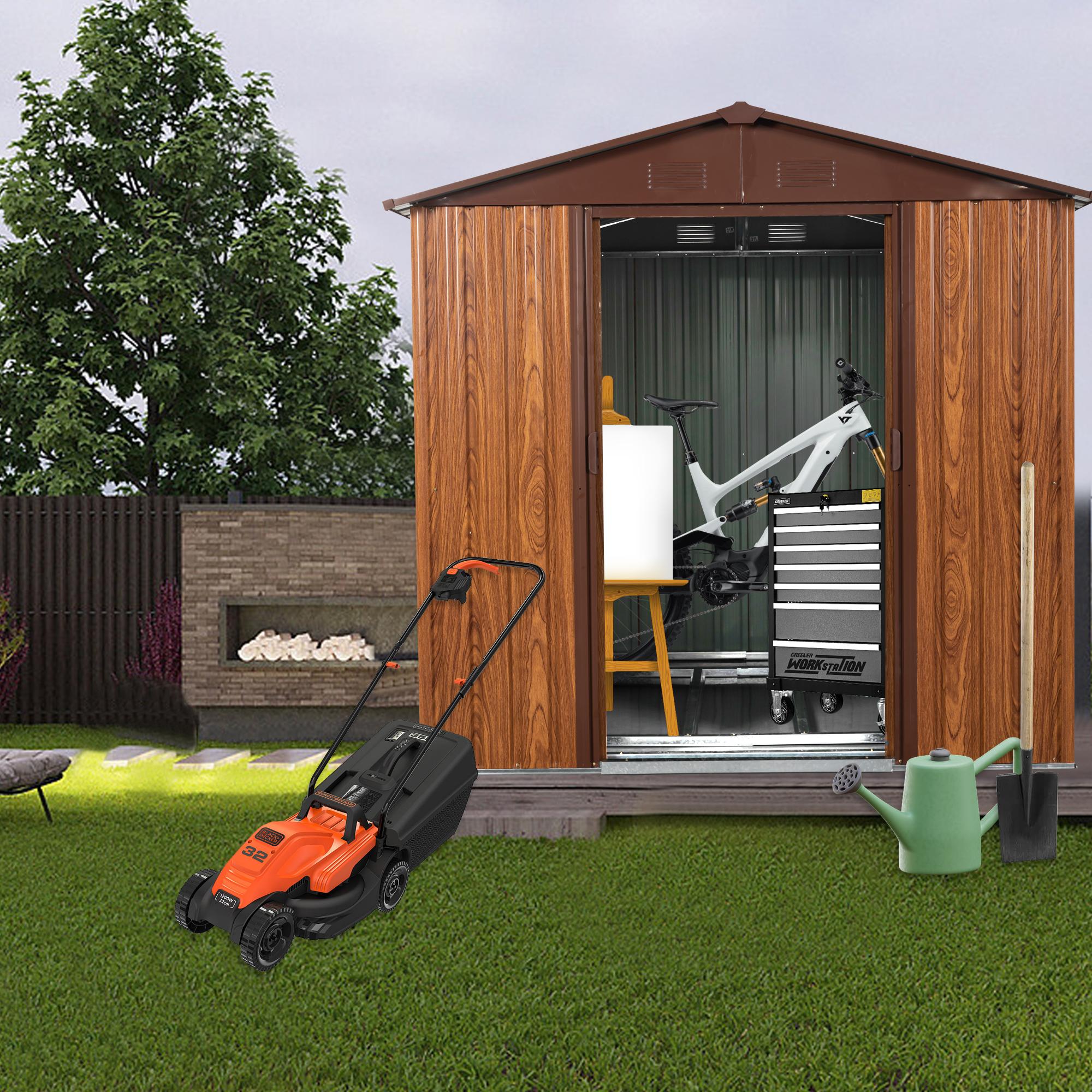 Bayfeve BF-57416-SD Metal-Storage-Buildings-Sheds - View #3