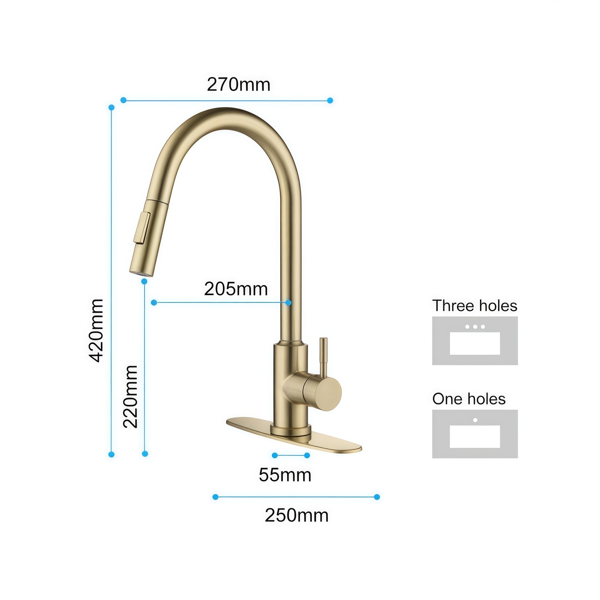 Numhew NHLYNN23394 Kitchen-Faucets - View #2