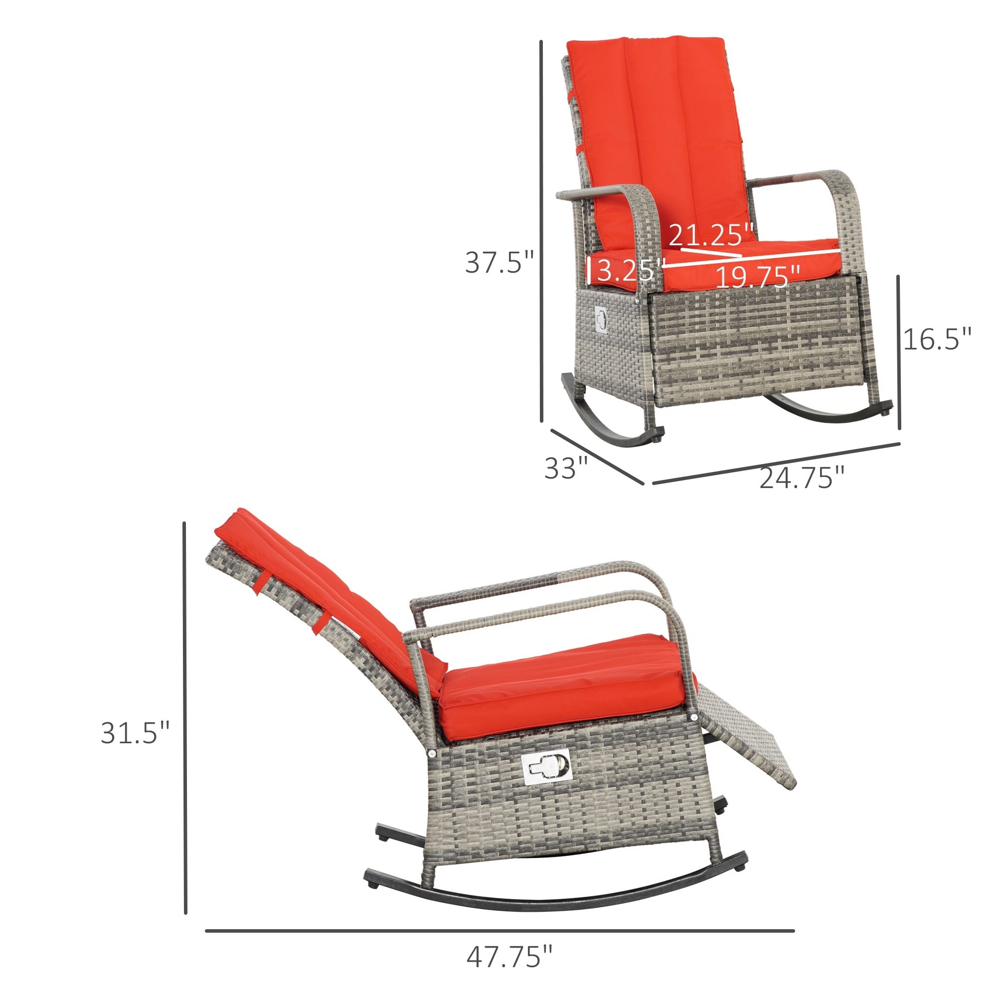 UOI ZZH106124 Patio-Chairs - View #5