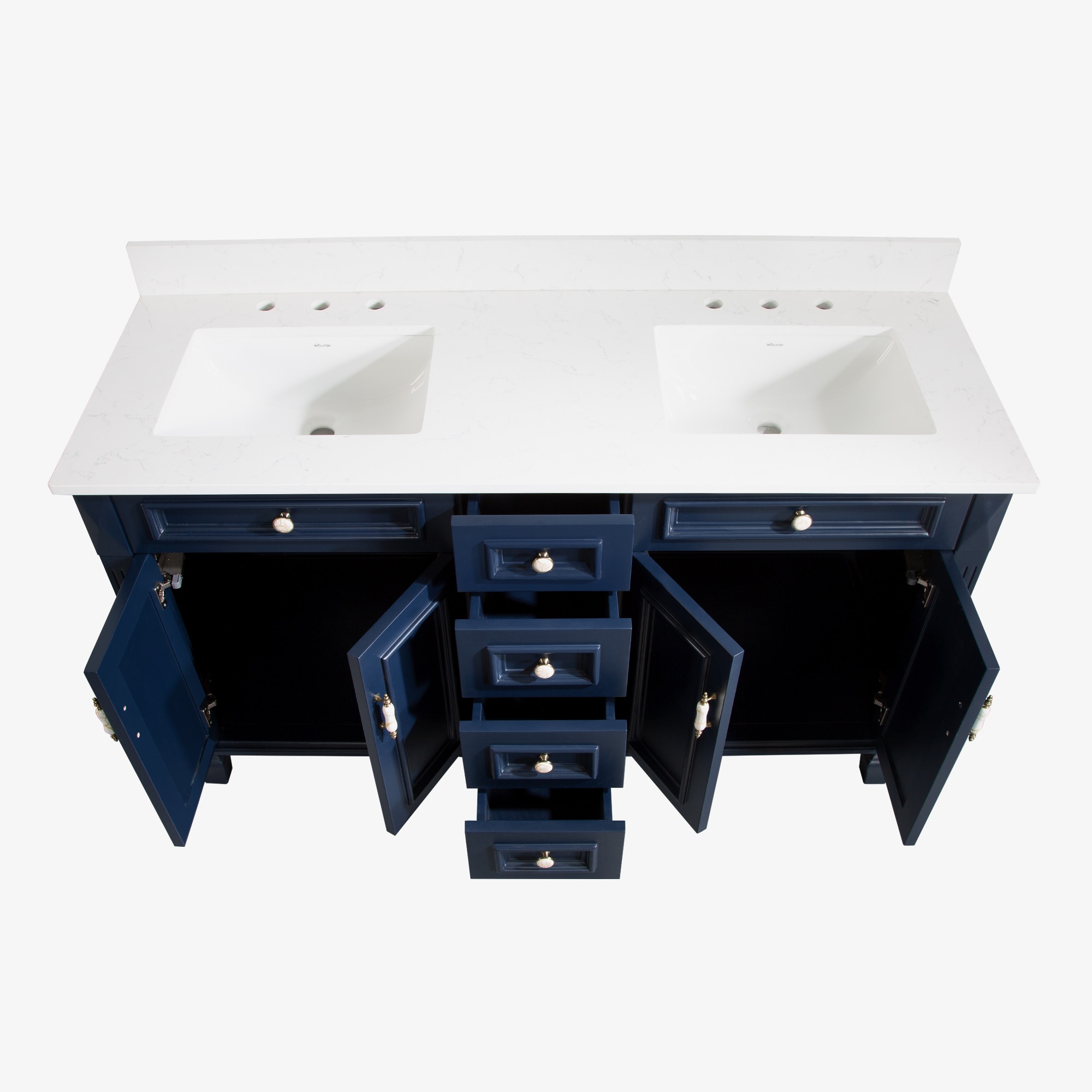WELLFOR VEX-60TBL Bath-Vanity-Combo - View #8