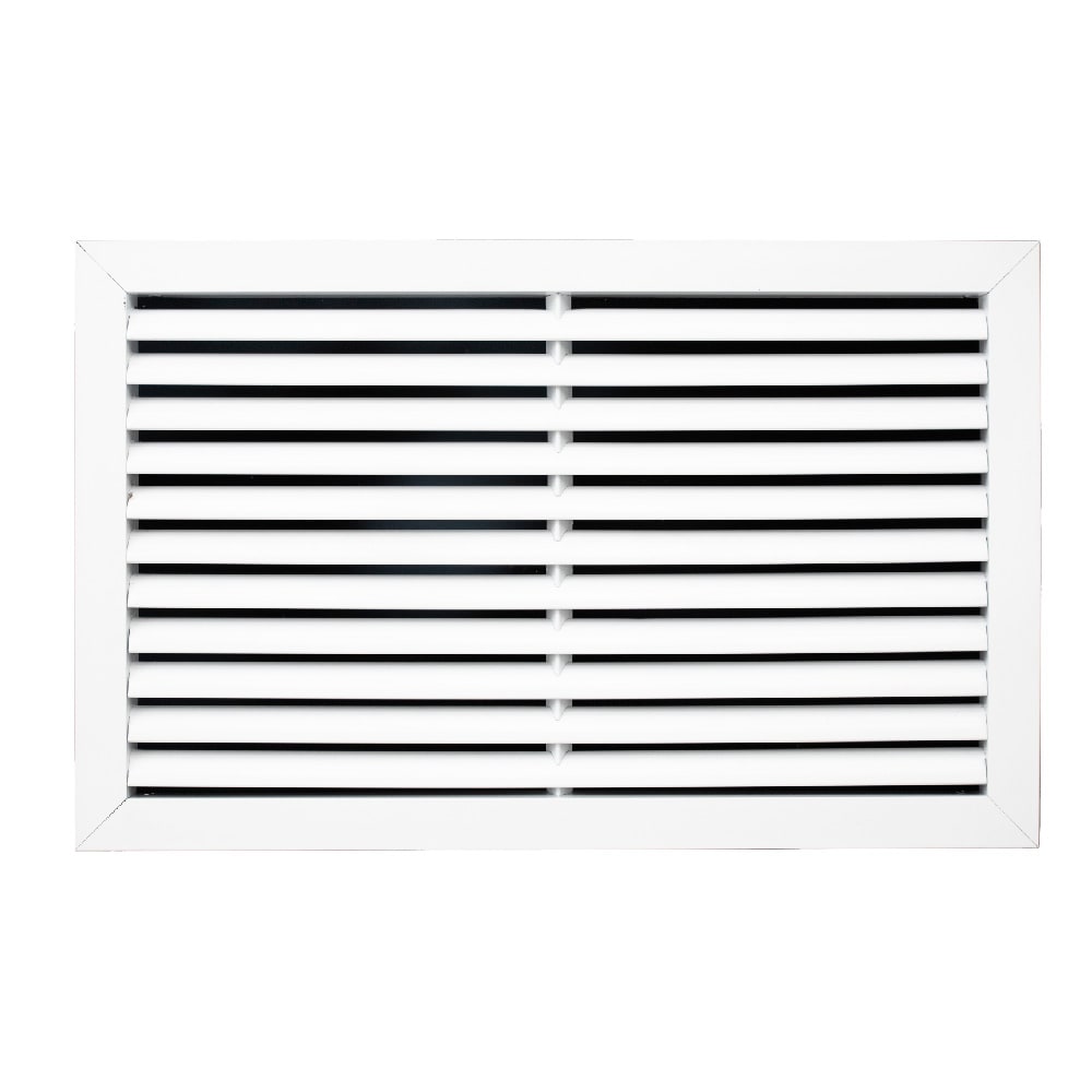 ACLaminaire L-RA 24X24 24-in x 24-in Aluminum White Sidewall/Ceiling Grille