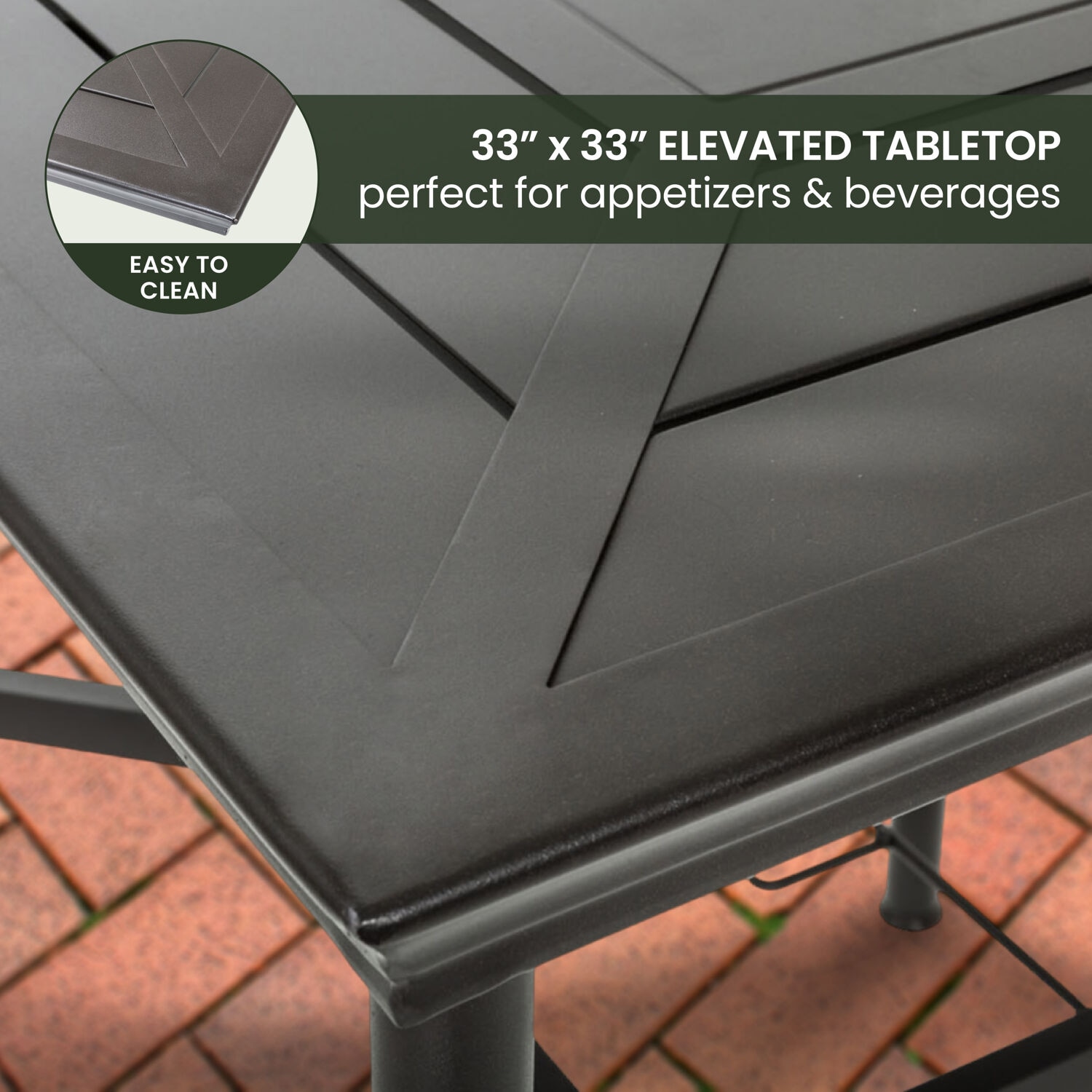 Hanover MCLRDN3PCBRSW2-NVY Patio-Dining-Sets - View #15