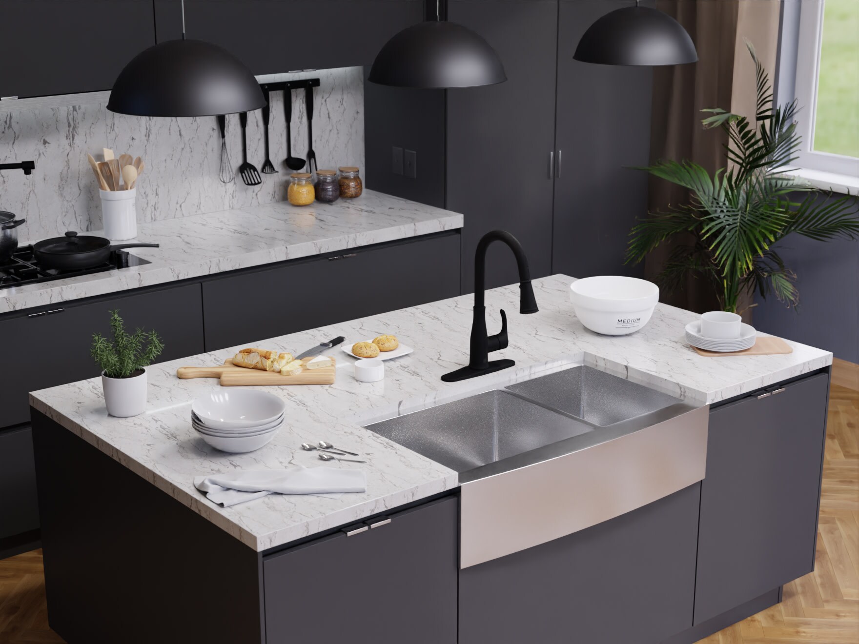 ANZZI KF-AZ301MB Kitchen-Faucets - Thumbnail View #4