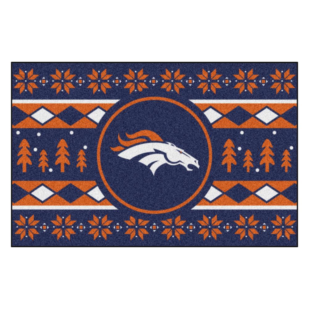 Molded Front Floor Mats with Denver Broncos Logo (Universal; Some  Adaptation May Be Required)