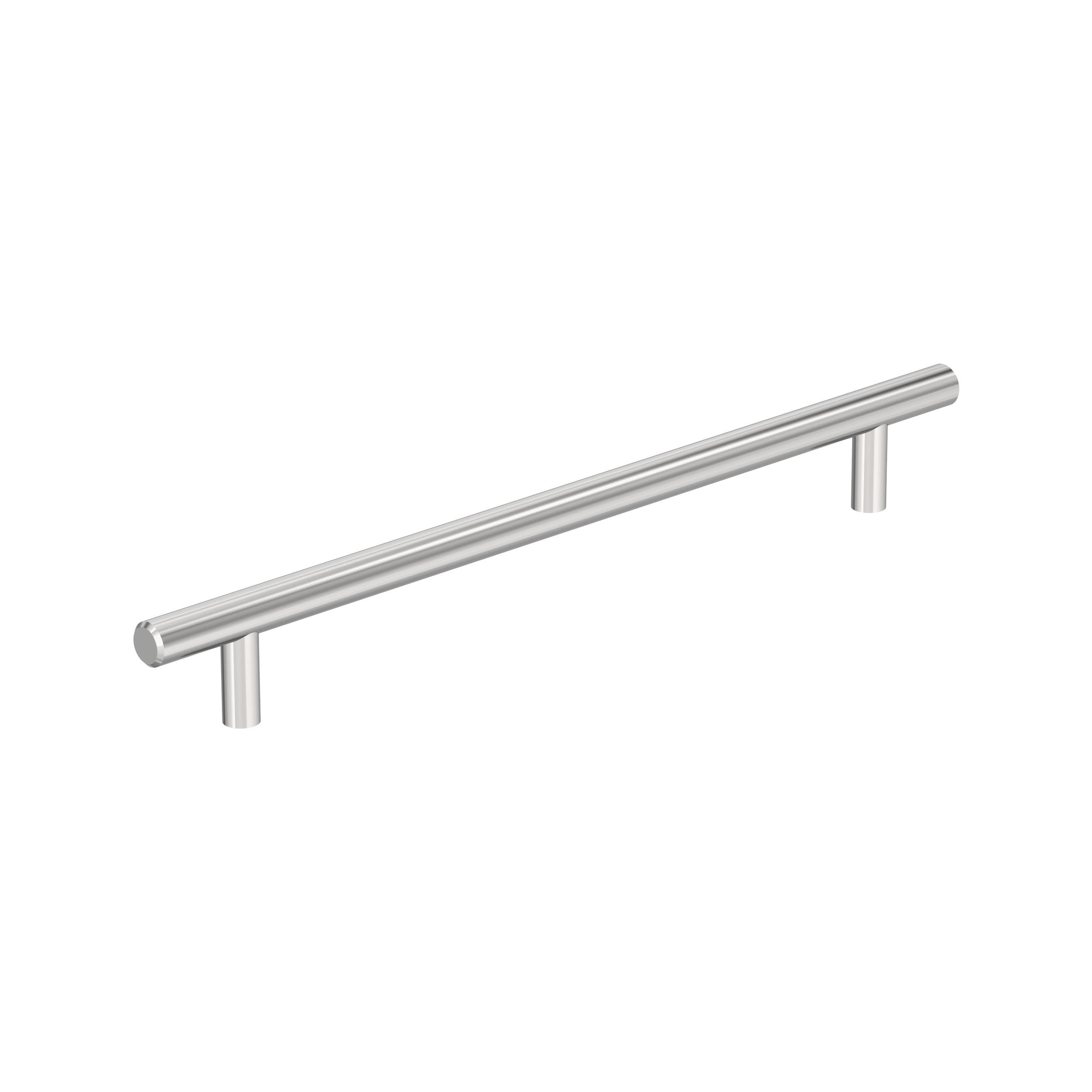Amerock BP4052126 Bar Pulls 8-13/16-in , 224mm Center to Center Polished Chrome Oval Bar Drawer Pulls