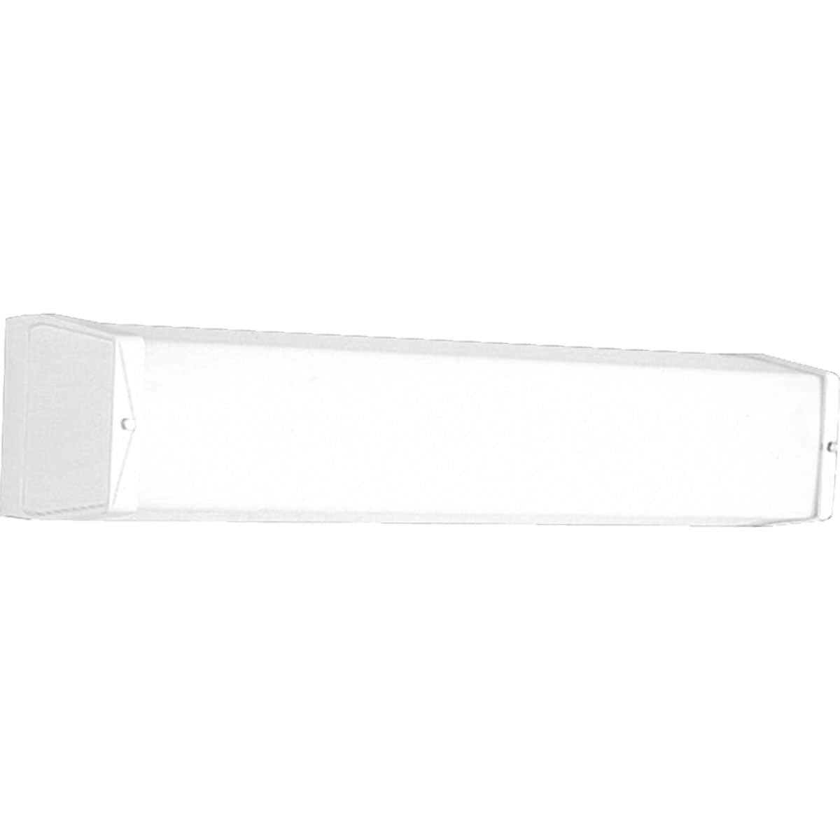 Progress Lighting P7128-30EB 1-Light White Transitional Vanity Light