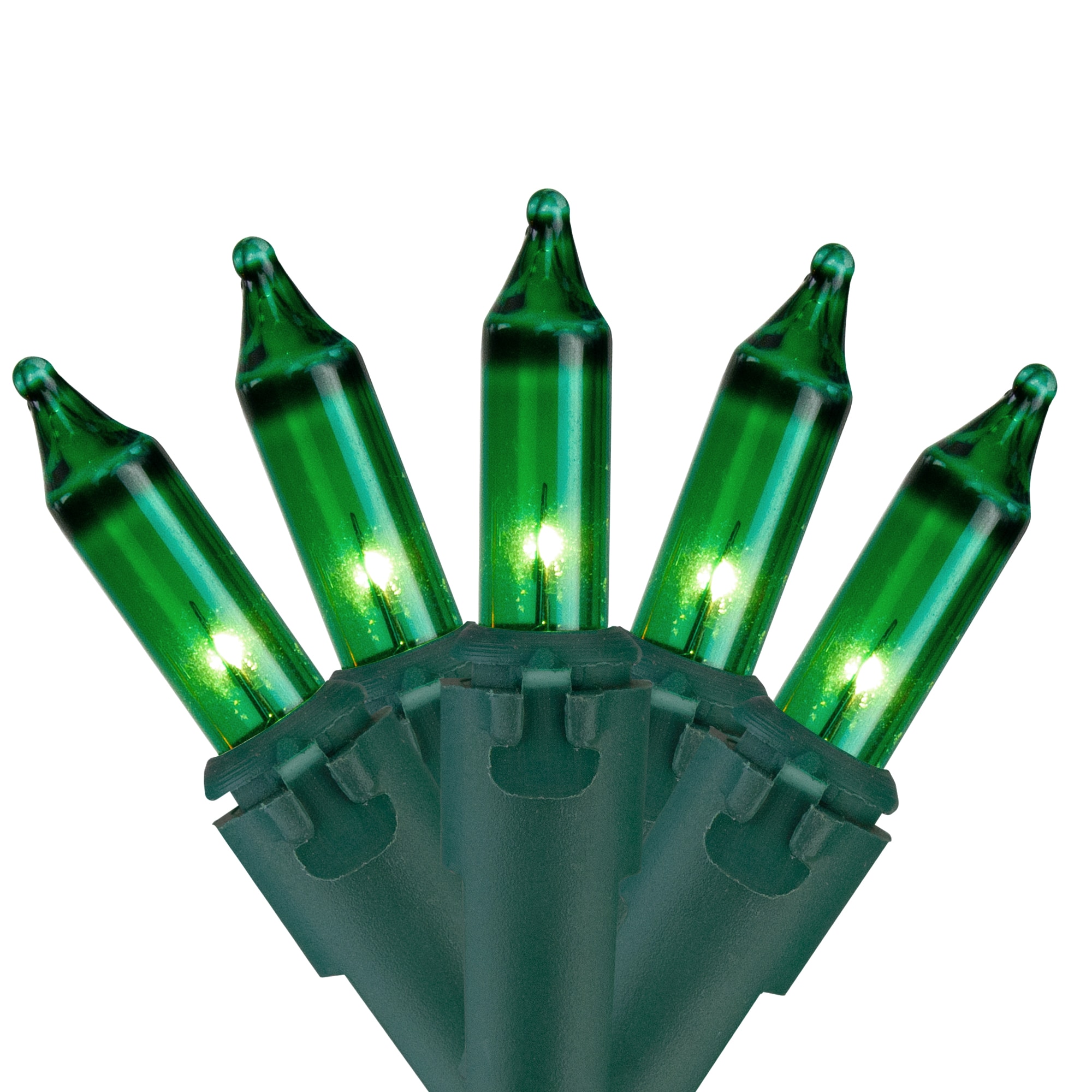 Northlight 32602384 100 -Count 20.25-ft Green Incandescent Plug-In Christmas String Lights