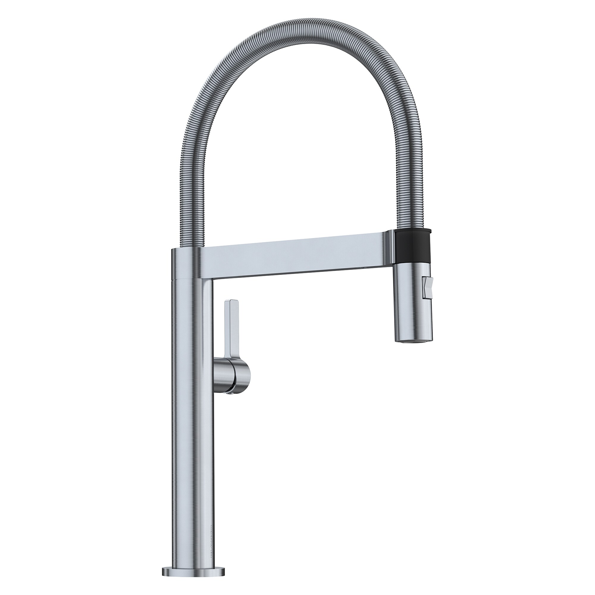 BLANCO 441623 Blancoculina Classic Steel Single Handle Deck-mount Pull-down Kitchen Faucet with Sprayer