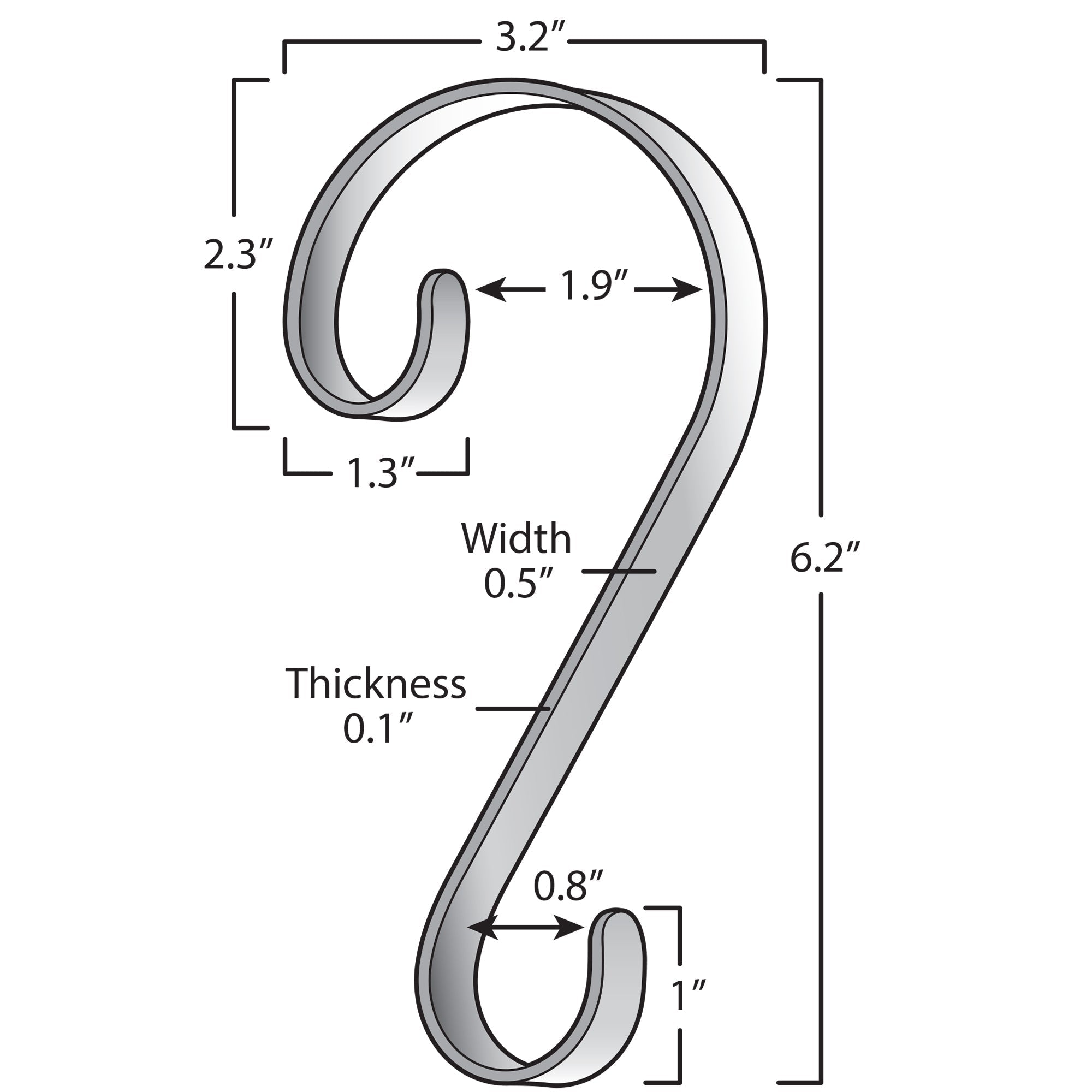 Haute Decor SS0288R Holiday-Hooks-Hangers-Holders - View #3