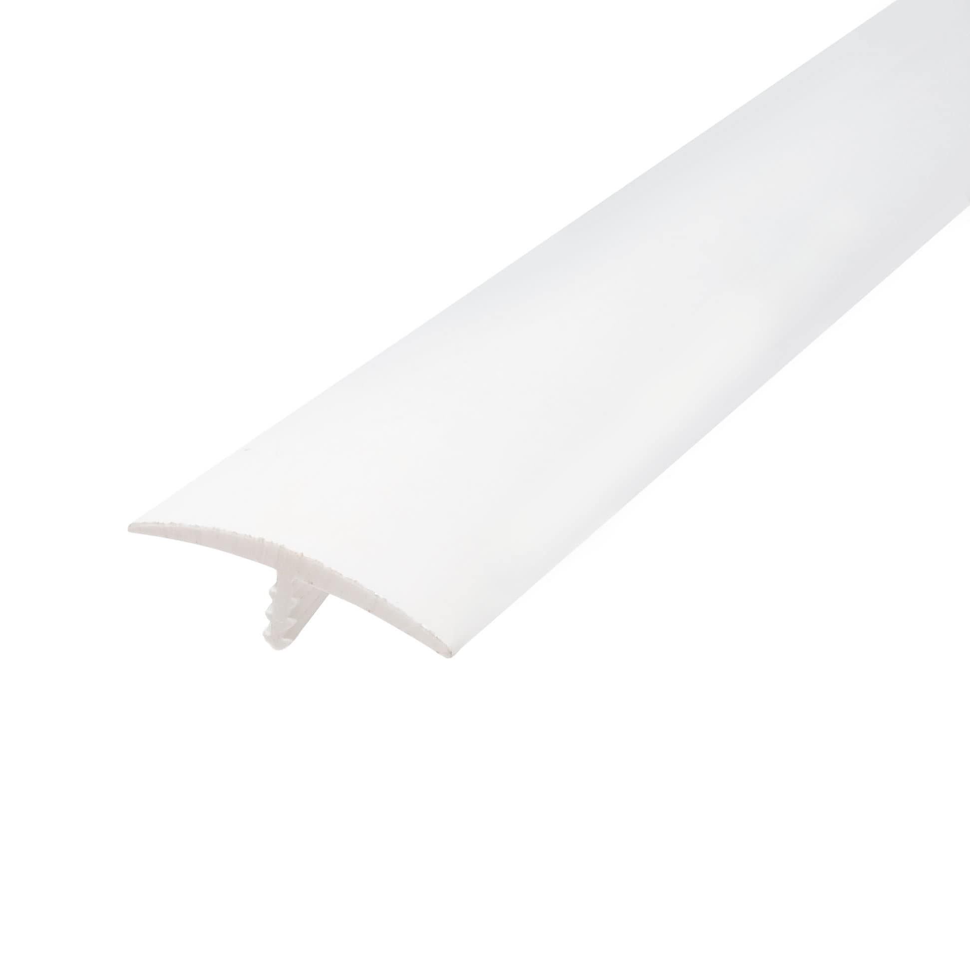 Outwater 3P1.27.00436 T-molding 1-1/4-in White Flexible Polyethylene Center Barb Tee Moulding 250-ft Coil