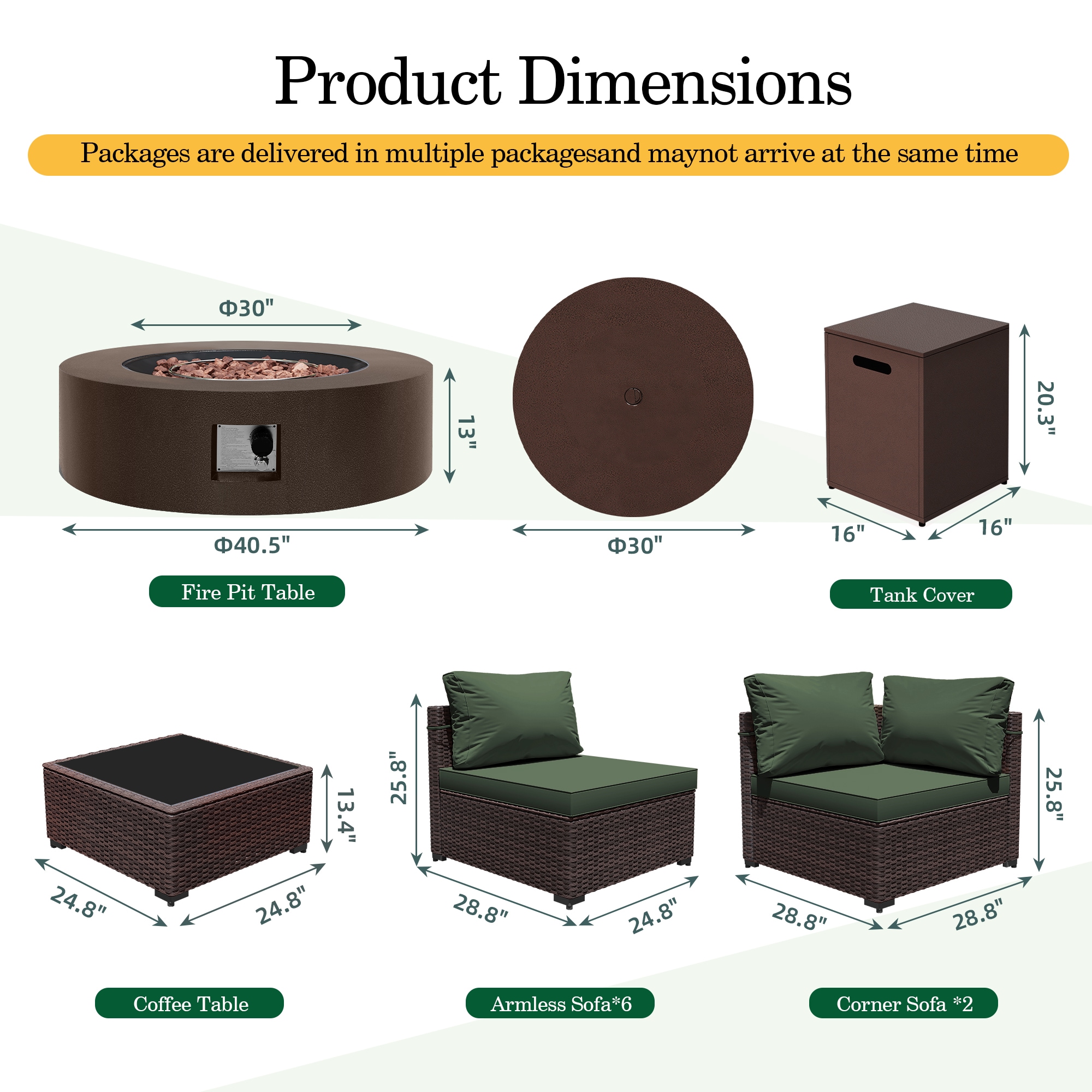 Patio Watcher LS-RT9-KD42BR-B4 Patio-Conversation-Sets - View #3