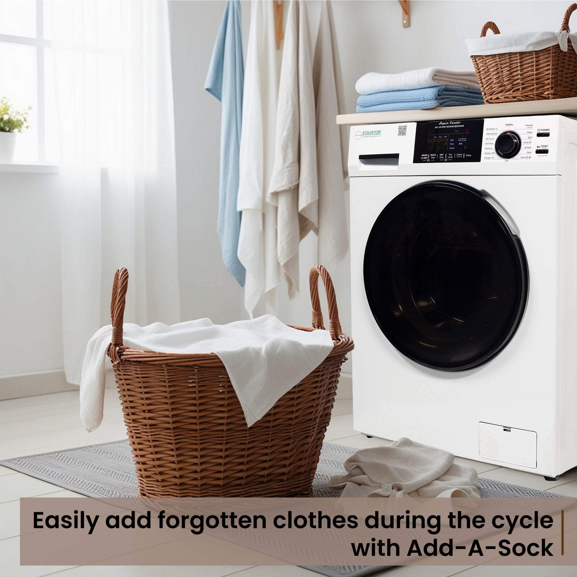 Equator Advanced Appliances EZ 4800 V WHITE Combination-Washers-Dryers - View #8