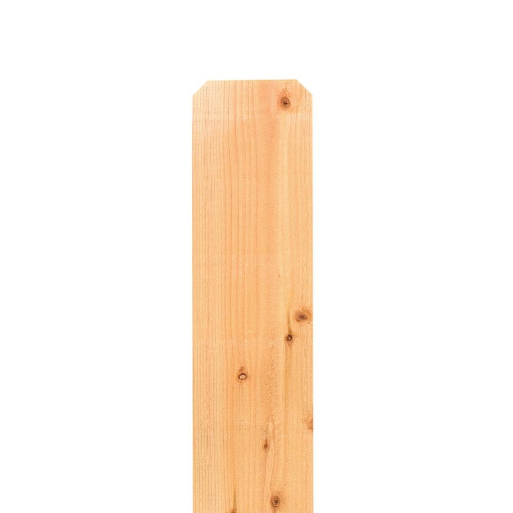  160770 1-in x 8-in x 5-ft Incense cedar Dog ear Fence Picket