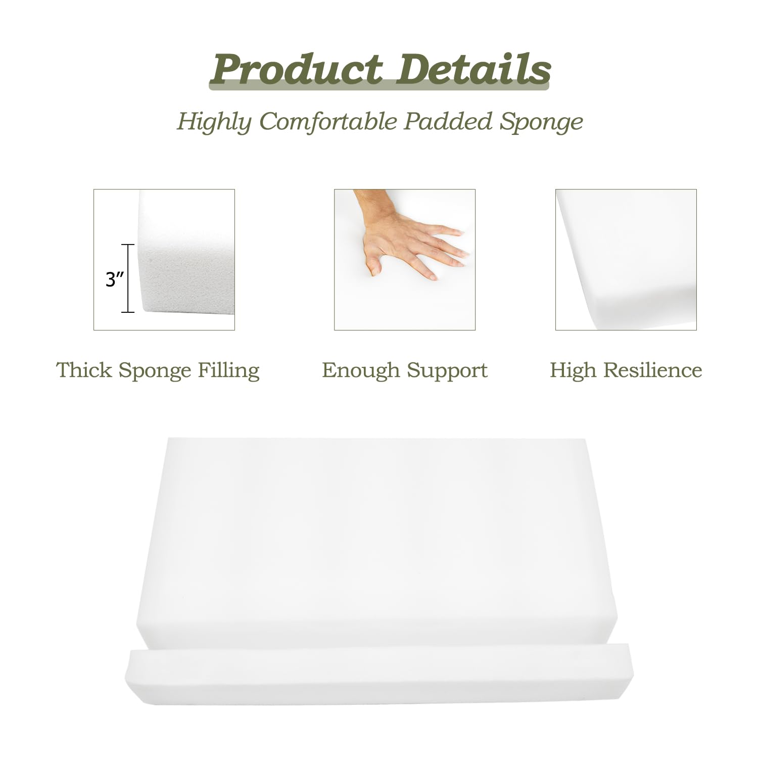 Aoodor A058-PGNGN Patio-Furniture-Cushions - View #5