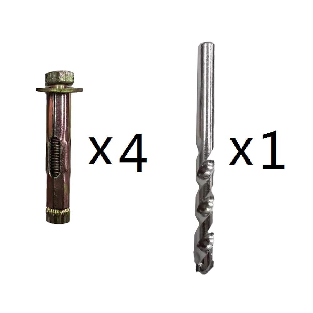 Project Source 21-2521 1000.0-lb 1/2-in x 2-3/4-in Sleeve Anchors 4.0 -Pack