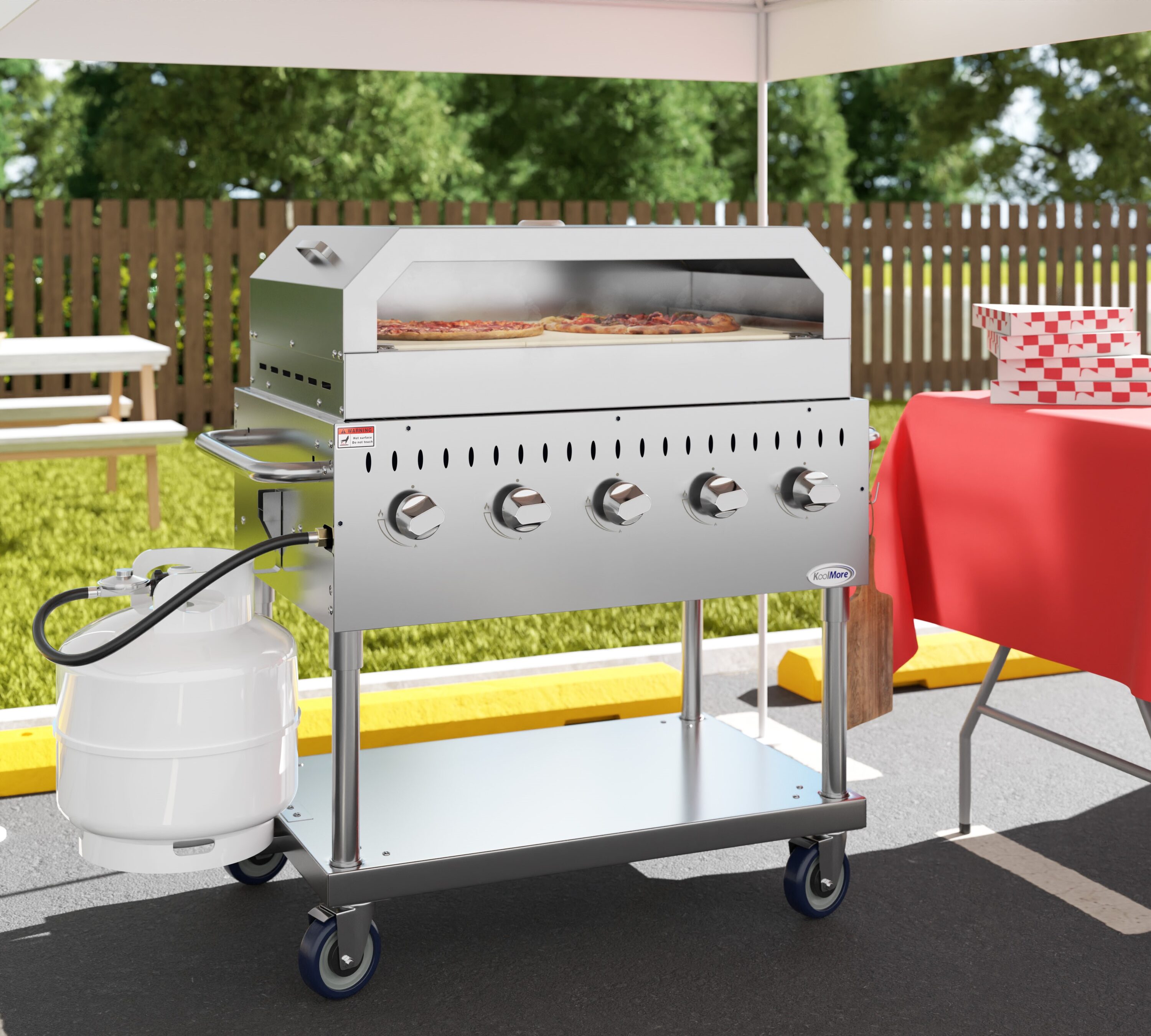 KoolMore LOW-CGKIT3-36P Gas-Grill - View #4