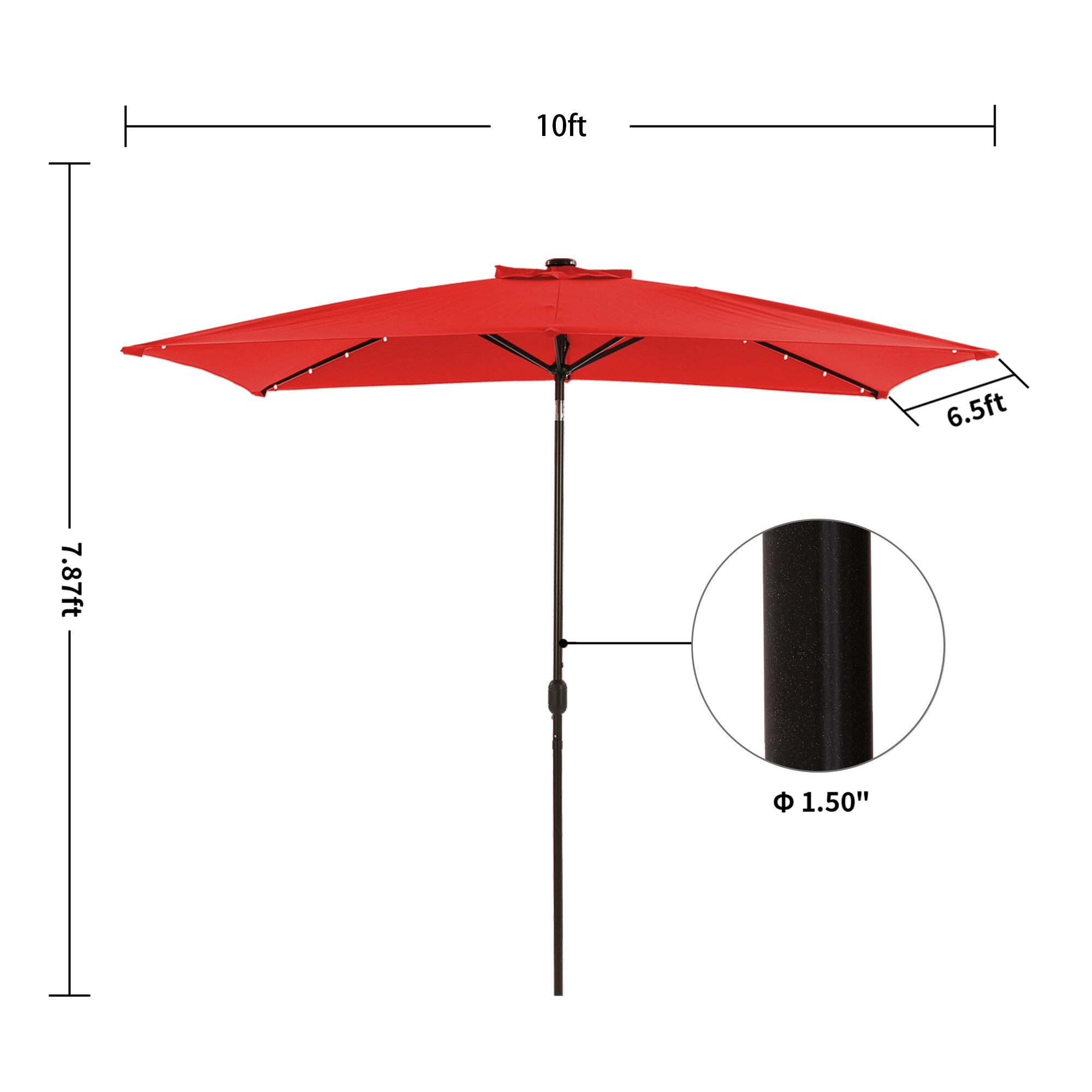 CASAINC WF-SM-250RD Umbrellas-2 - View #9