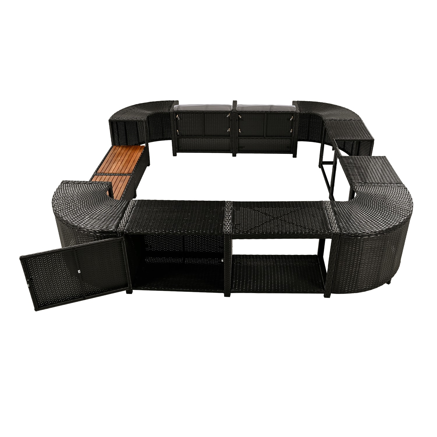 Mondawe MO-HSC70010W3 Patio-Sofas-Daybeds - View #7