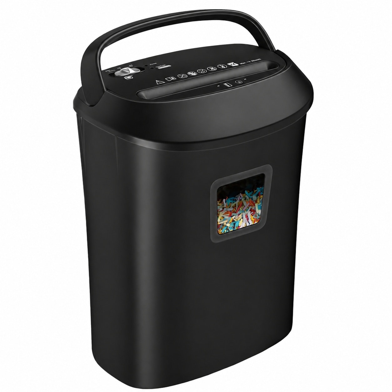 Justincity  14 Sheet Cross Cut Paper Shredder Heavy Duty for Home Office Jam Proof System Shreds Credit Cards CDs Junk Mail Large 6 Gallon Basket
