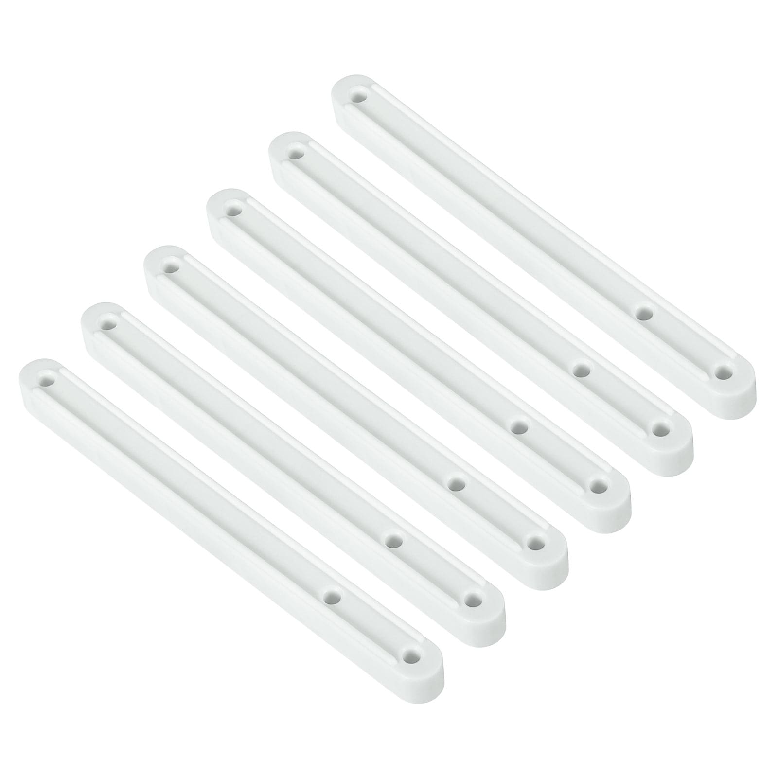 Unique Bargains Drawer Slides 6pcs 180mm - Plastic Drawer Rails Side ...
