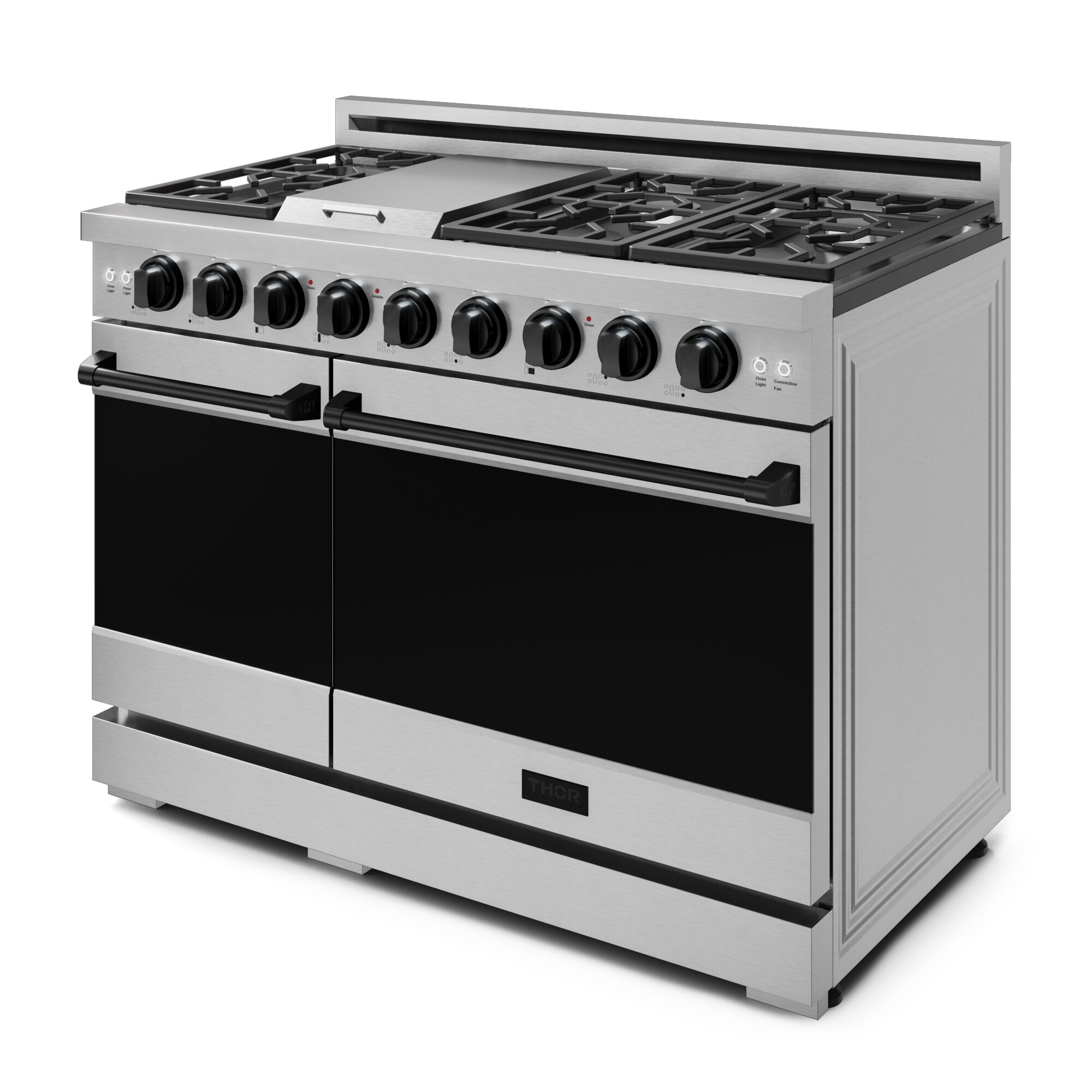 Thor Kitchen RSG48ELP-BLK Double-Oven-Gas-Ranges - View #7