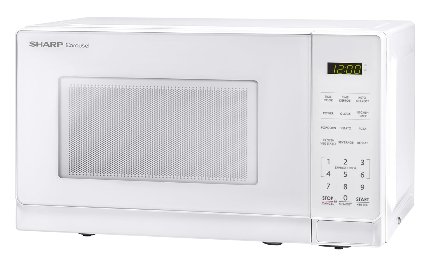 Sharp 0.7 cu ft  Watt Countertop Microwave White in the