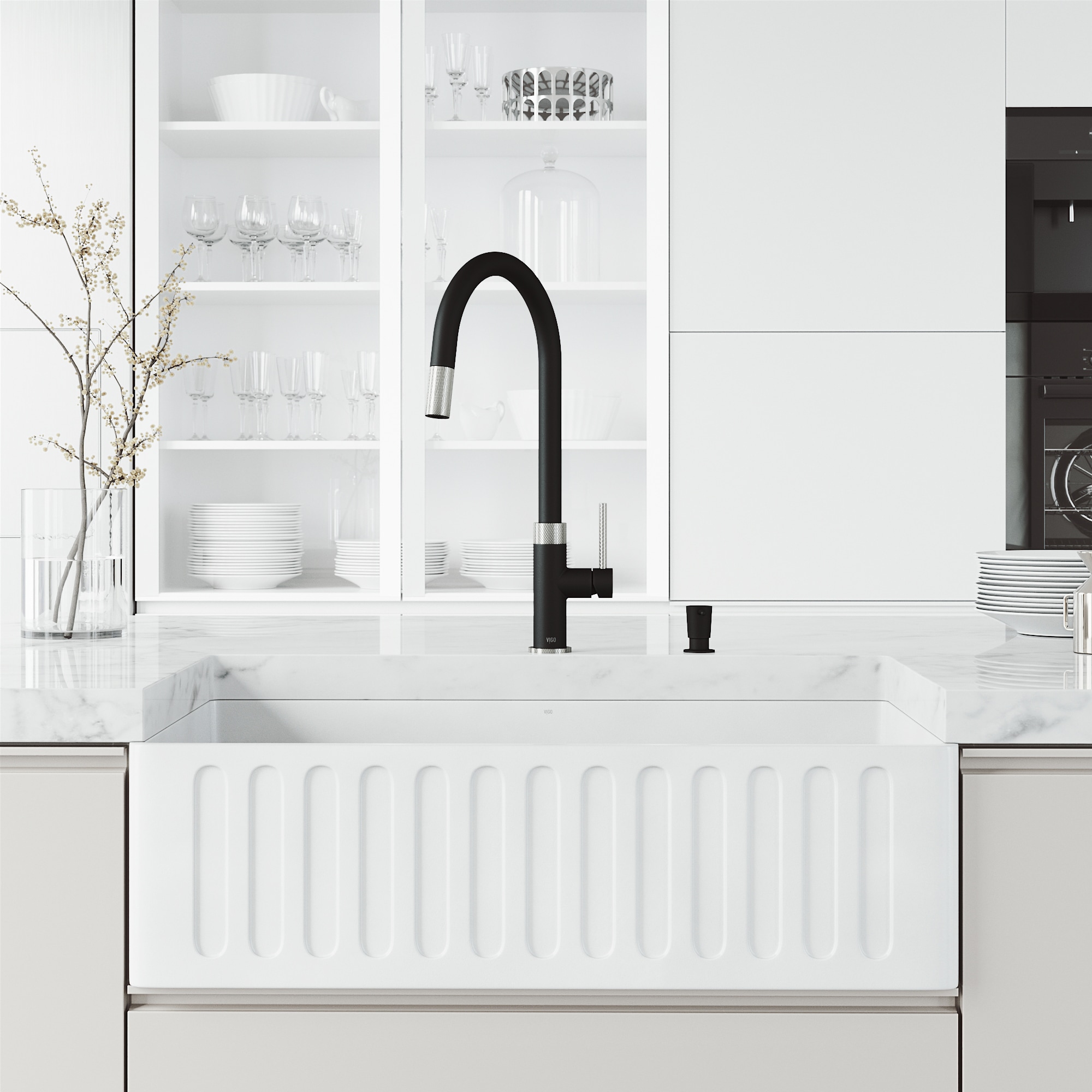 VIGO VG02033STMBK2 Kitchen-Faucets - View #5