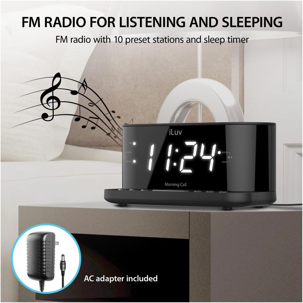 iLuv MORCAL5QULBK Indoor-Outdoor-Clocks - View #6