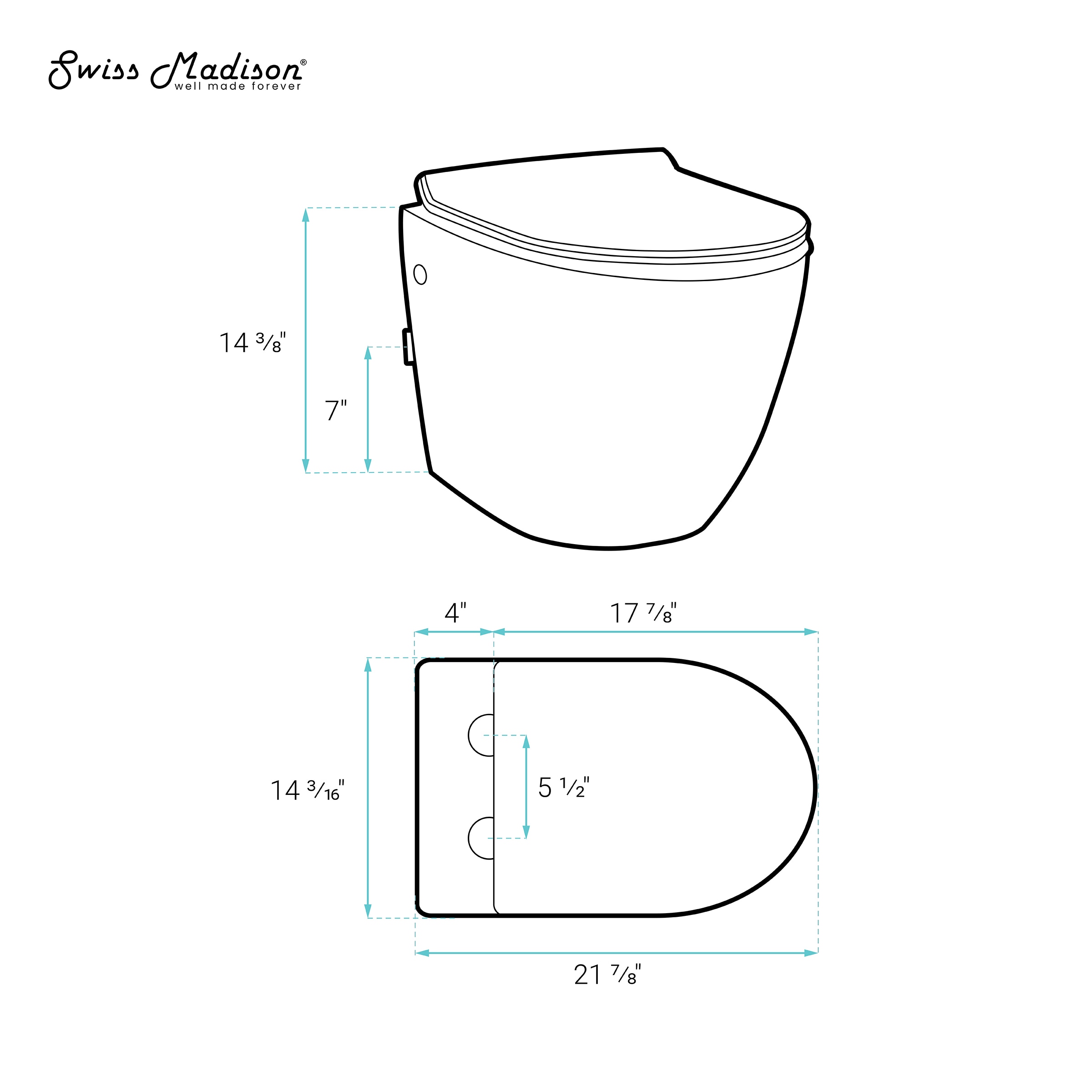 Swiss Madison SM-25-BFANG06WH Toilet-Bowls - View #7